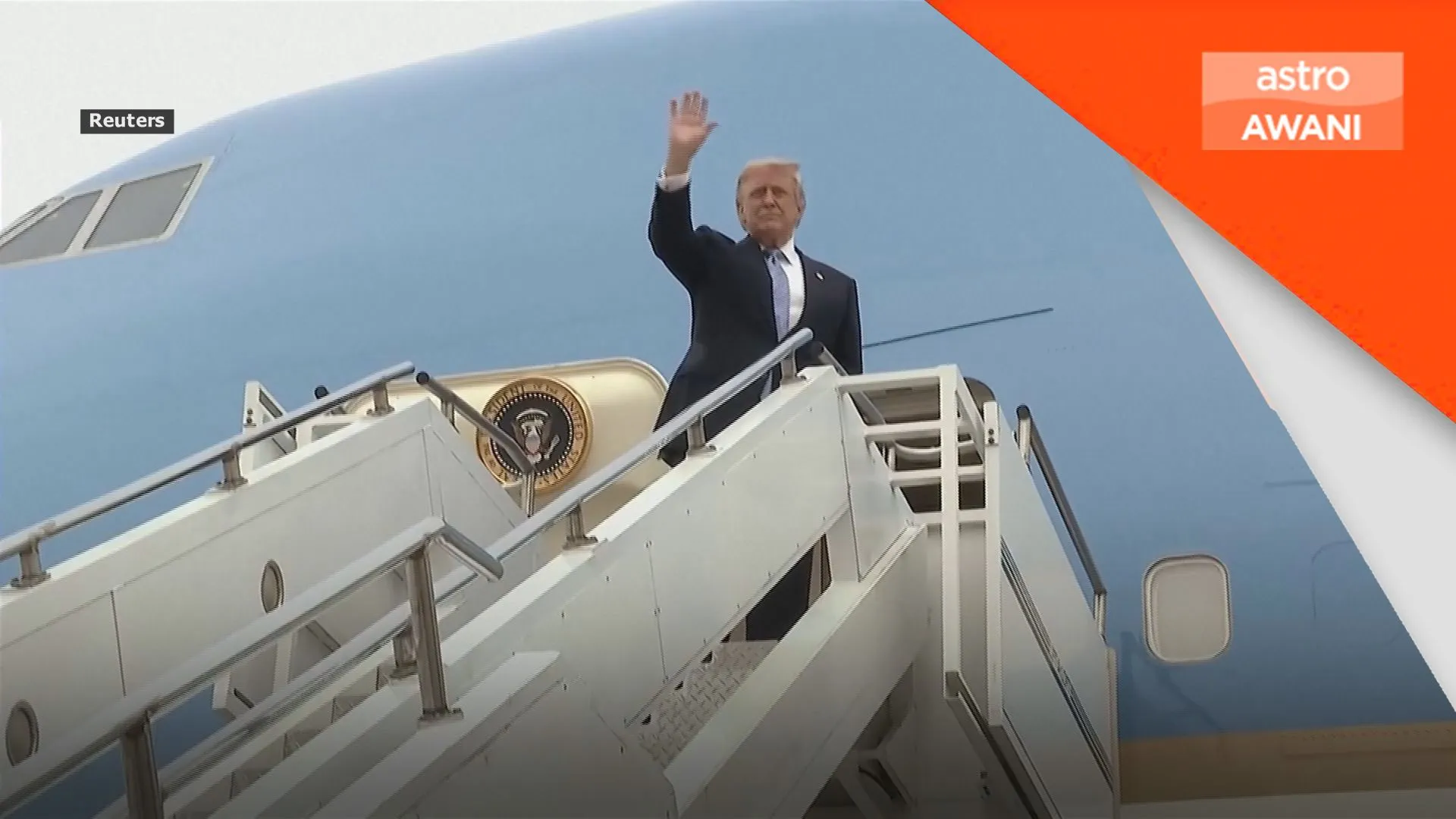 Trump berlepas dari China selesai sidang kemuncak bersama Xi