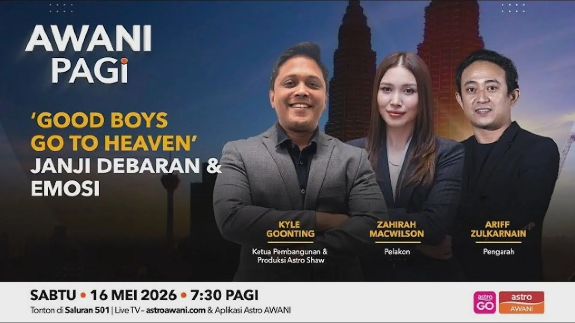 AWANI Pagi: ‘Good Boys Go To Heaven’ janji debaran & emosi