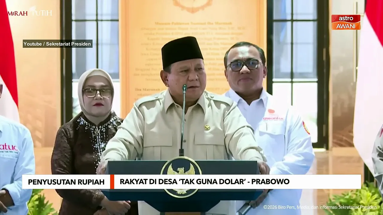 Rakyat di desa ‘tak guna dolar’ - Prabowo