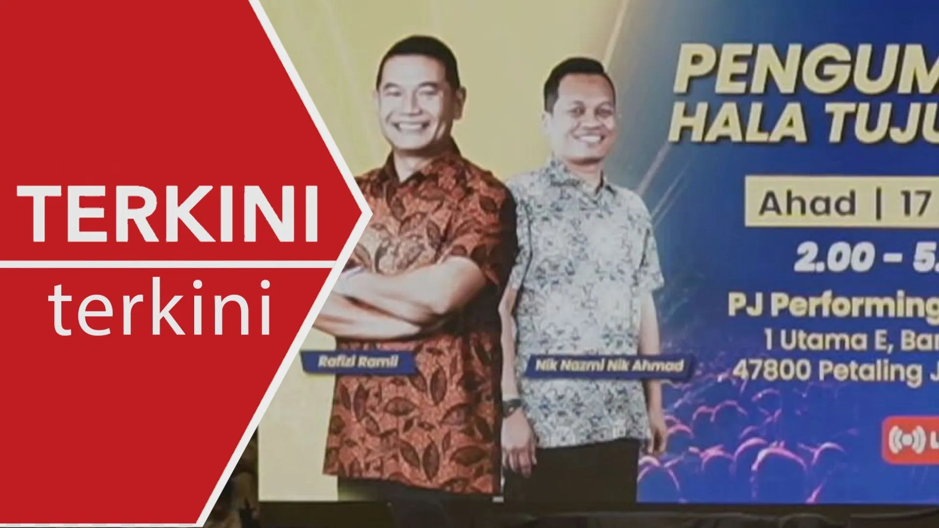 [TERKINI] Rafizi, Nik Nazmi umum akan kosongkan kerusi parlimen berkuatkuasa esok