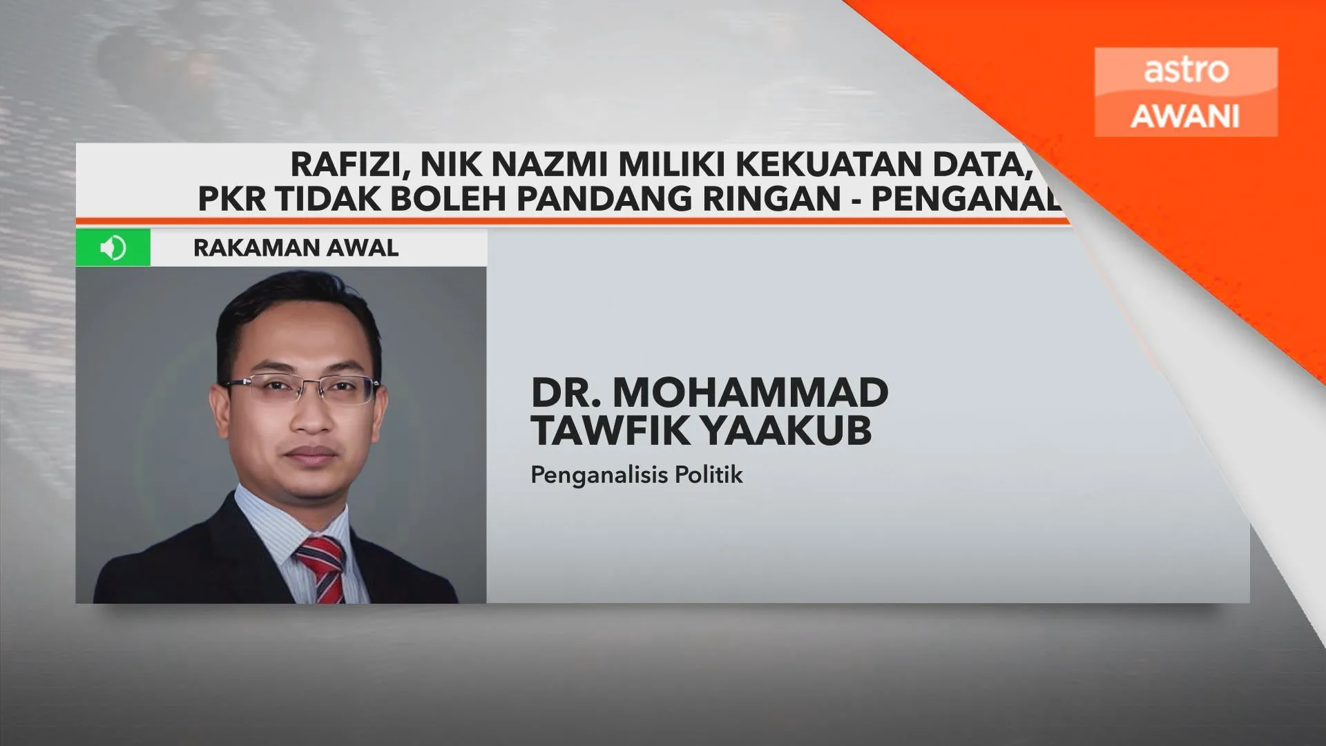 Rafizi, Nik Nazmi miliki kekuatan data - Penganalisis