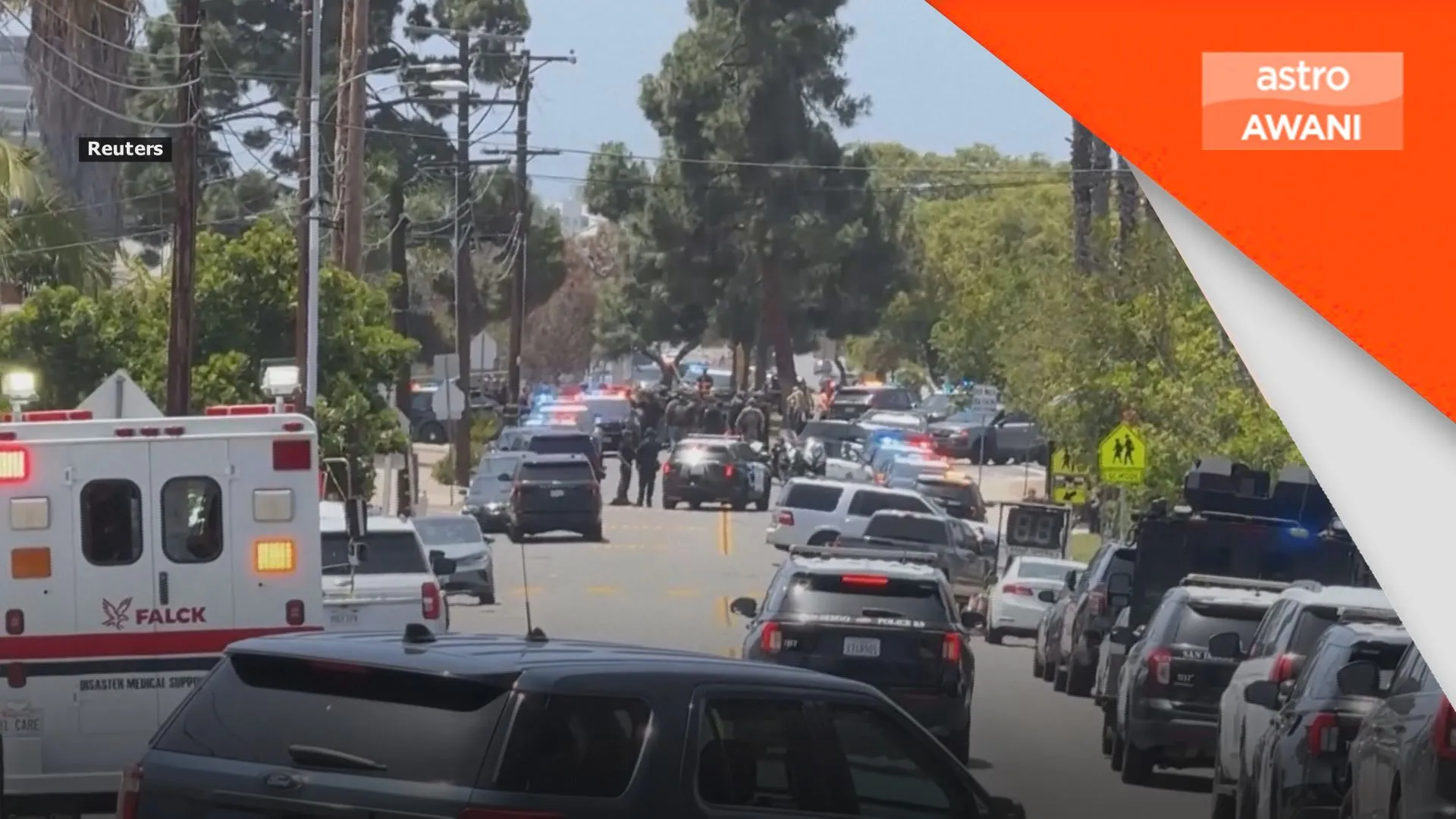 Polis kawal kawasan sekitar Pusat Islam San Diego