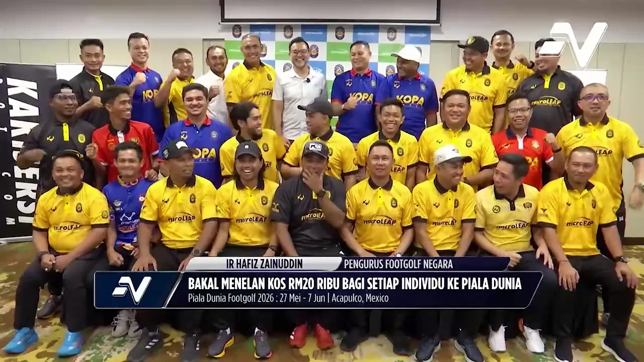 Pasukan Footgolf Negara berkobar-kobar mahu cipta kejayaan di Piala Dunia berlangsung di Mexico