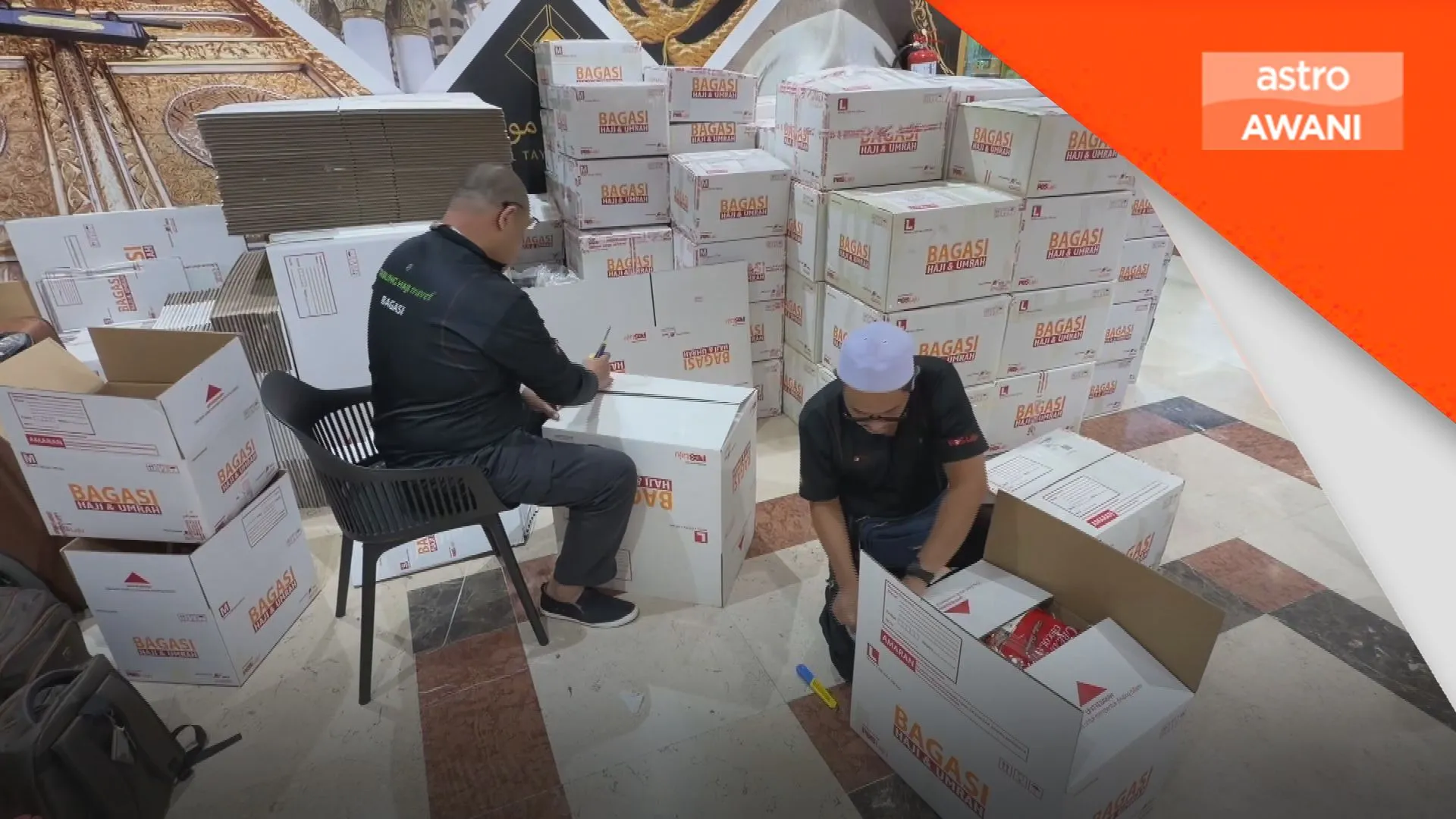5 tan barangan jemaah dihantar setiap hari, permintaan meningkat menjelang wukuf