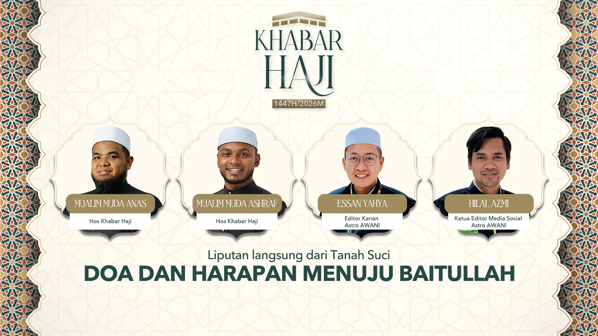 Khabar Haji 2026: Doa dan harapan menuju Baitullah