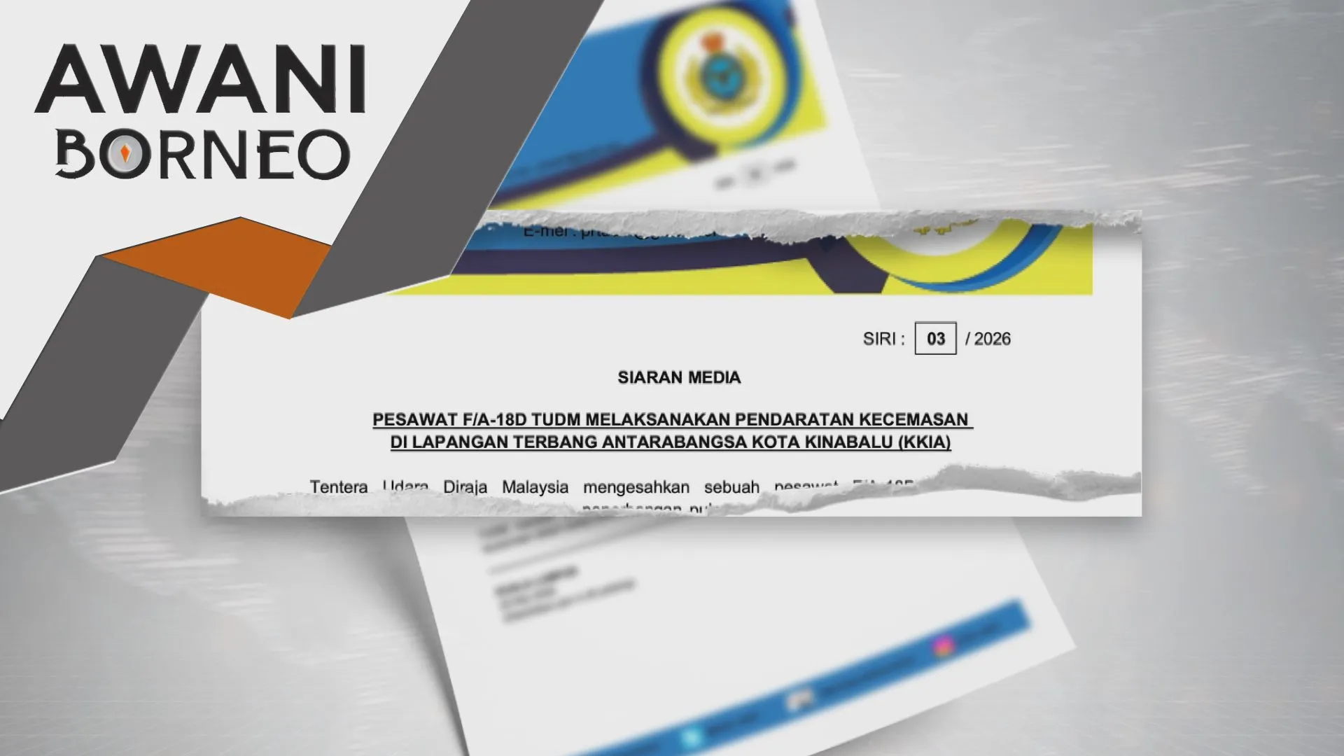 Jet pejuang TUDM mendarat cemas akibat masalah enjin