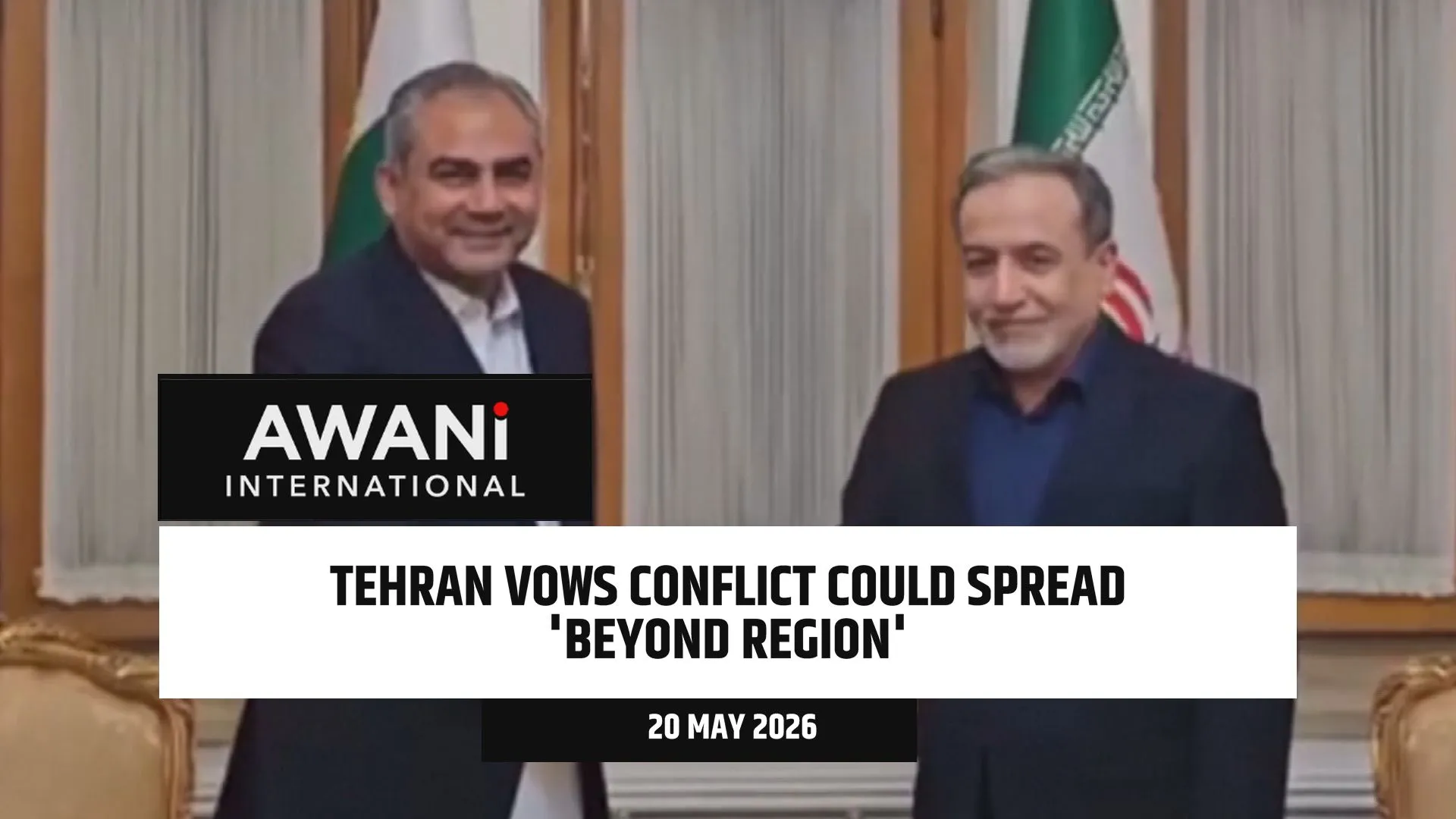 Iran vows conflict could spread 'beyond region' if attacks resume