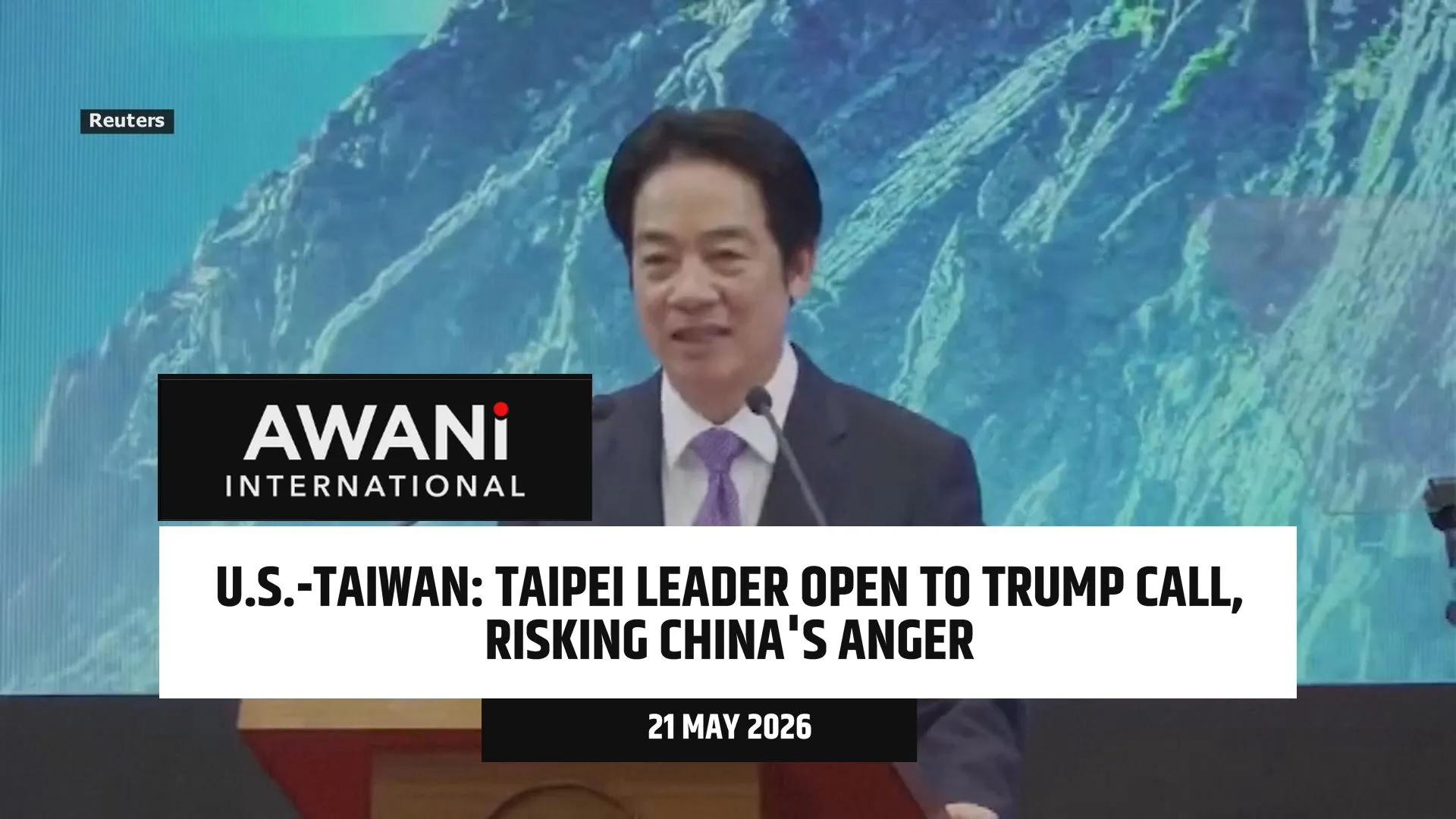 Taipei leader open to Trump call, risking China's anger