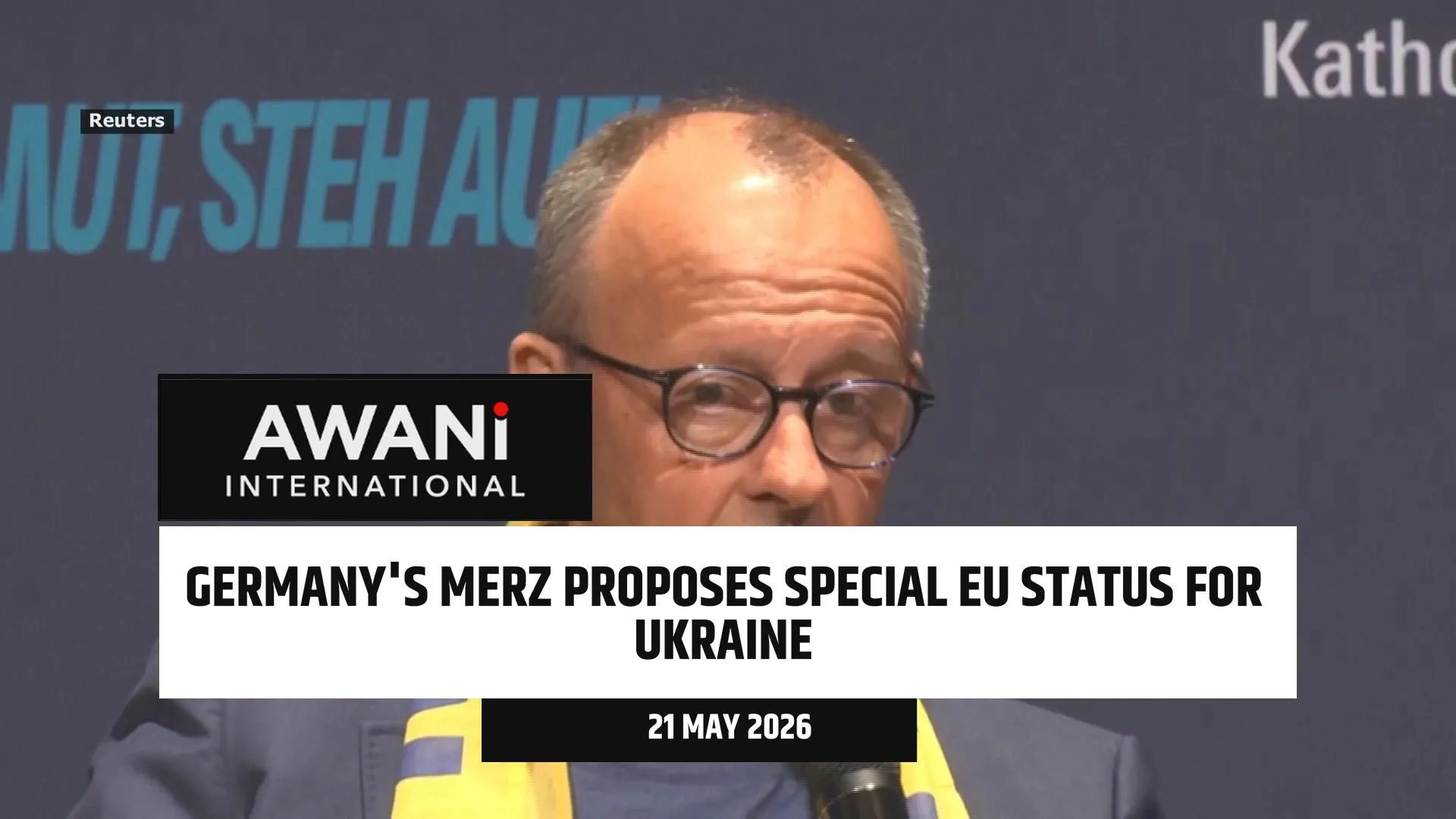 Merz proposes special EU status for Ukraine