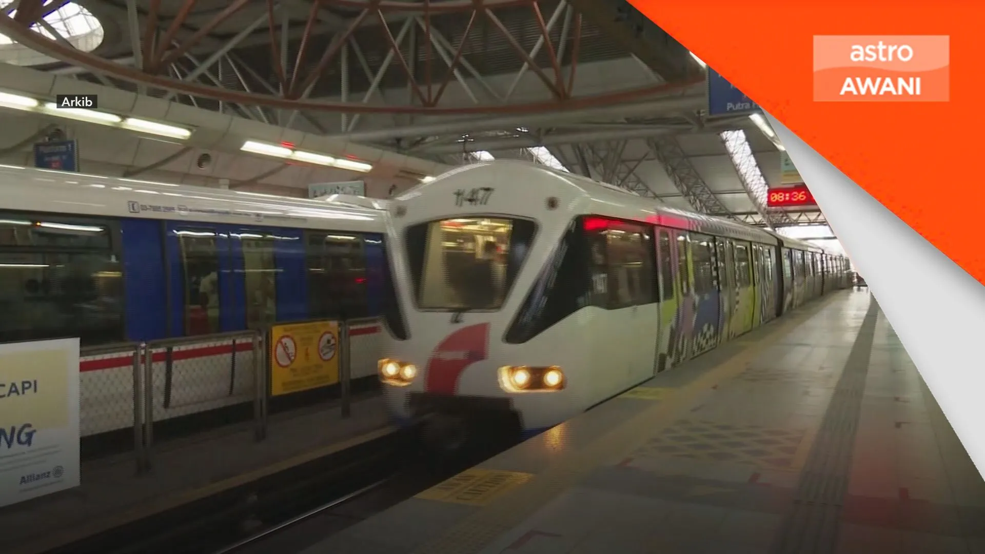 Operasi LRT Bukit Jalil dilanjutkan hingga 12.30 tengah malam