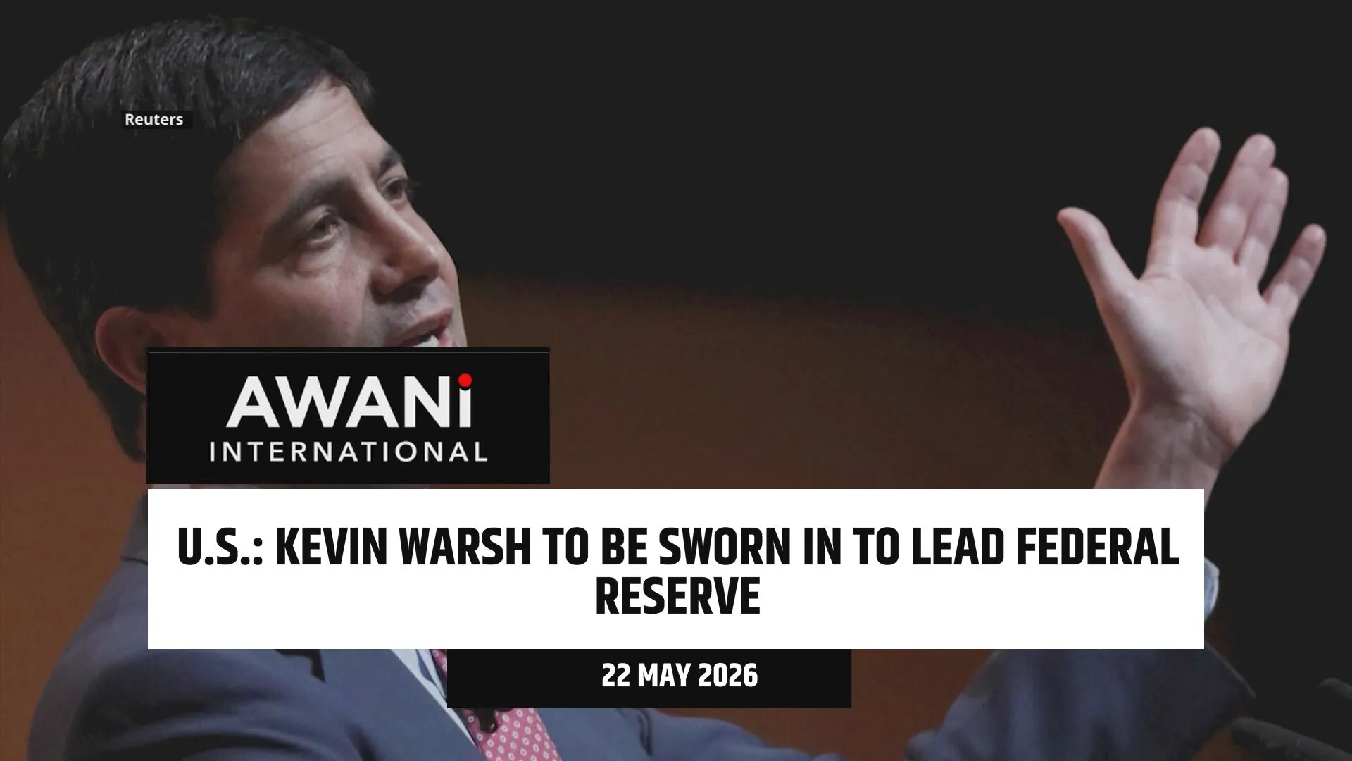 Kevin Warsh to be sworn in to lead U.S. Fed