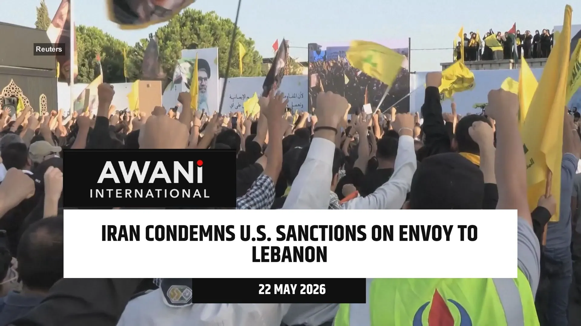 Iran condemns U.S. sanctions on envoy to Lebanon