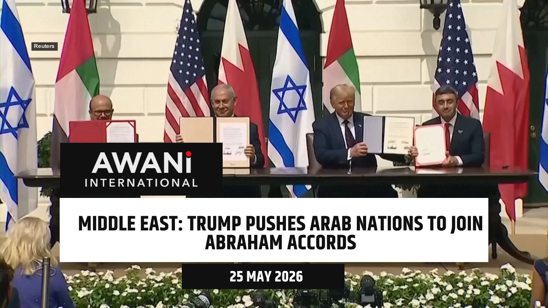 Trump pushes Arab nations to join Abraham Accords