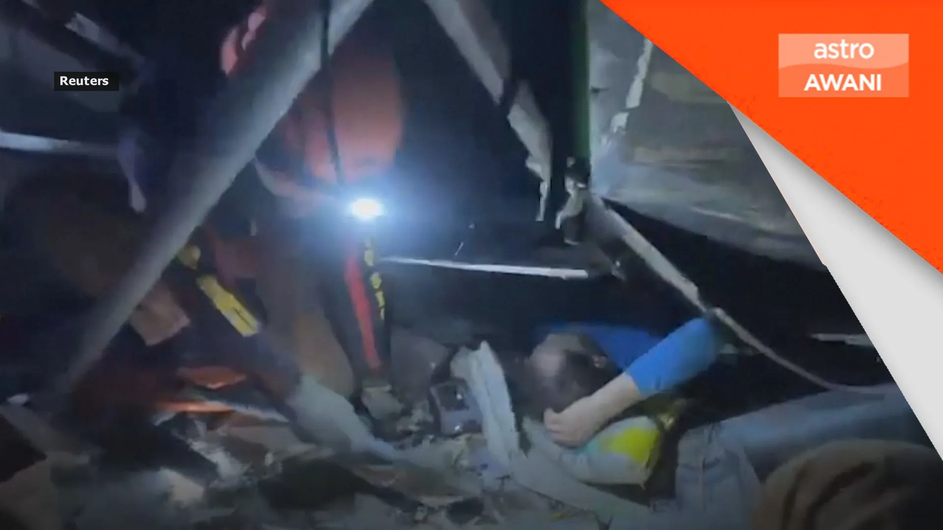Bangunan runtuh di Filipina, angka korban meningkat