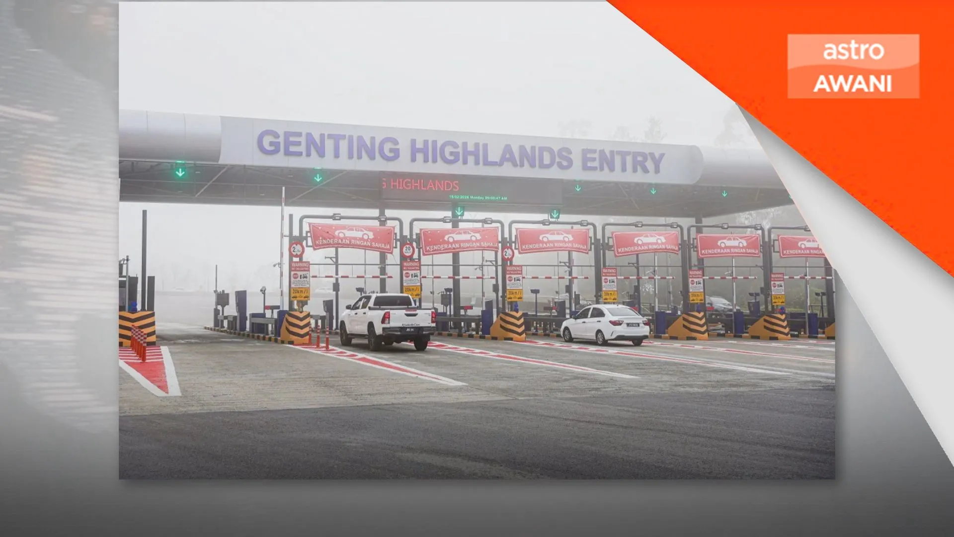 Genting Highlands: Tol kemasukan bermula Khamis ini