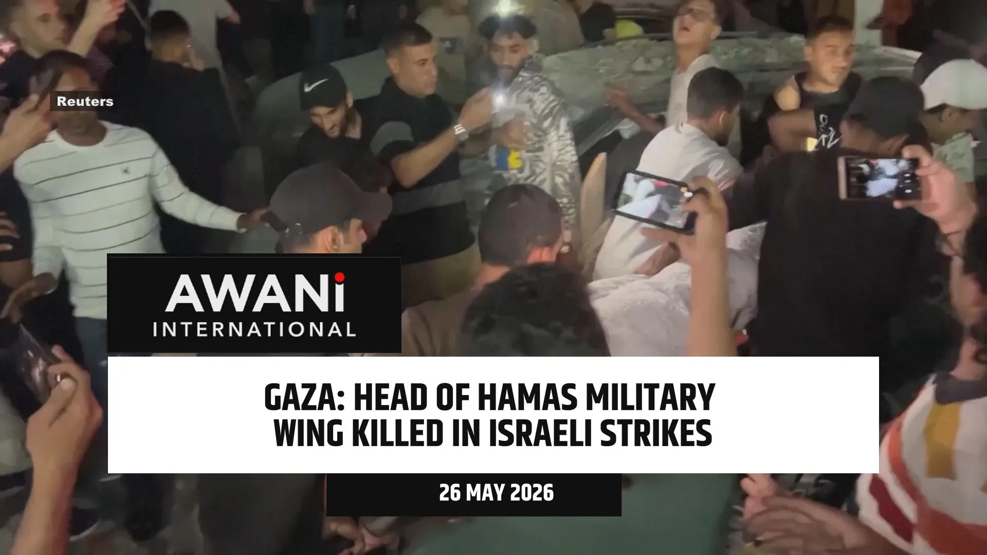 Head of Hamas military wing killed in Israeli strikes