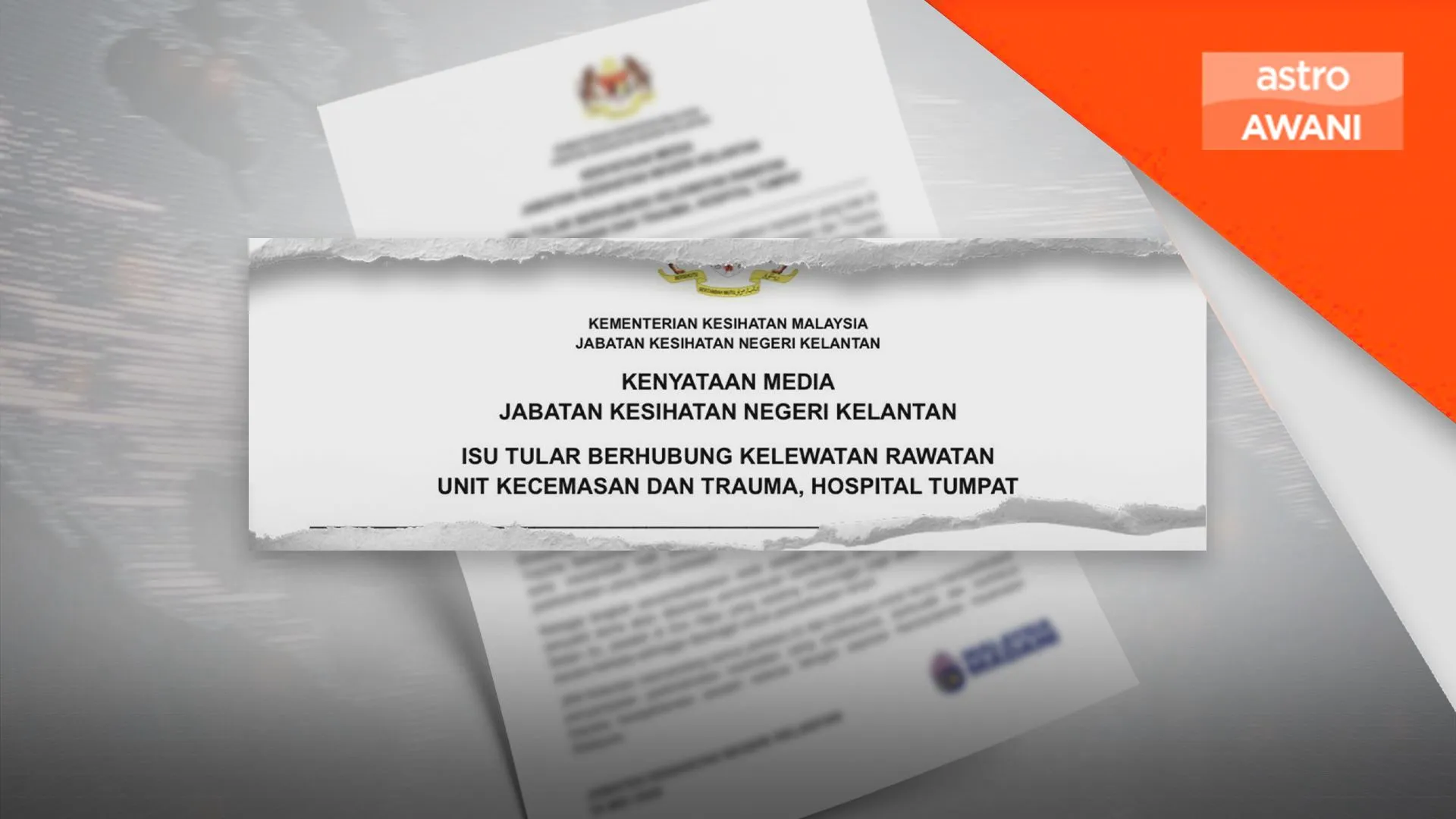 Kelewatan rawatan: Hospital Tumpat siasat isu tular, tambah baik prosedur
