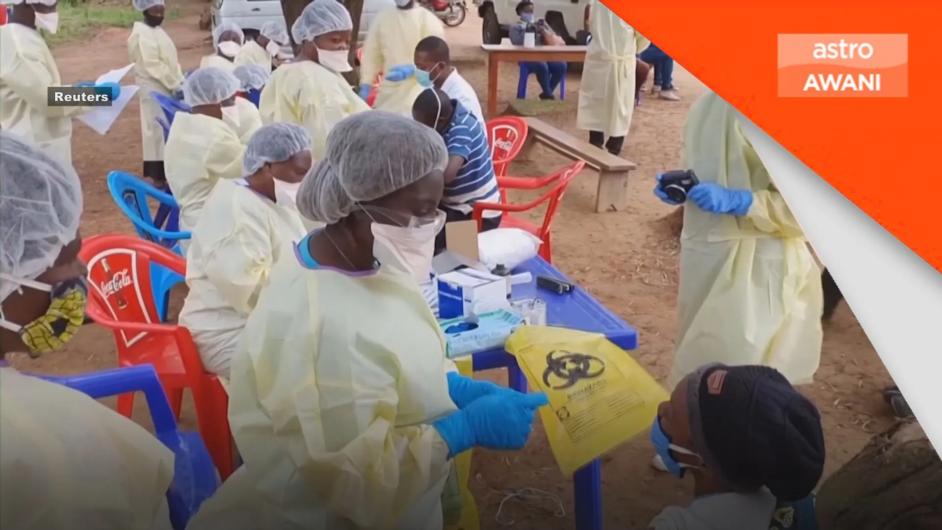 1,028 kes disyaki Ebola dikesan di DRC setakat Jumaat