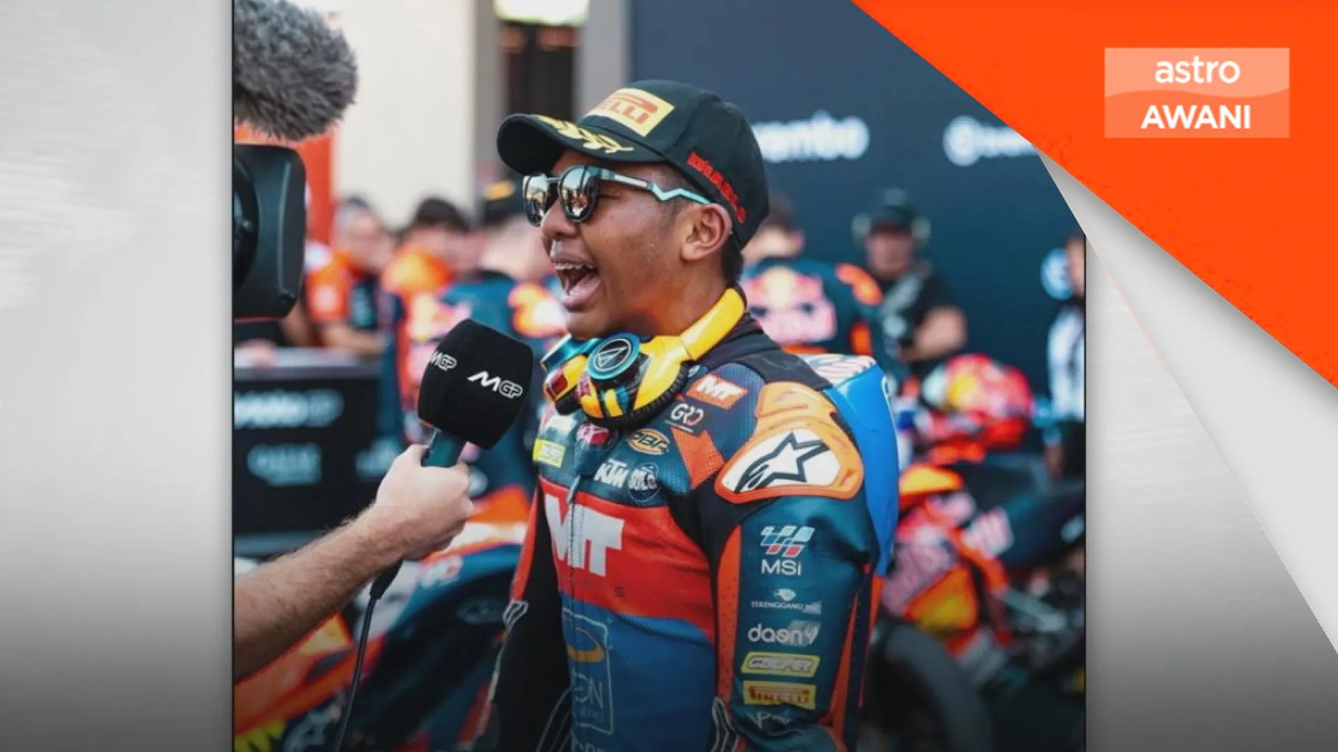 Hakim Danish naik podium di Grand Prix Itali