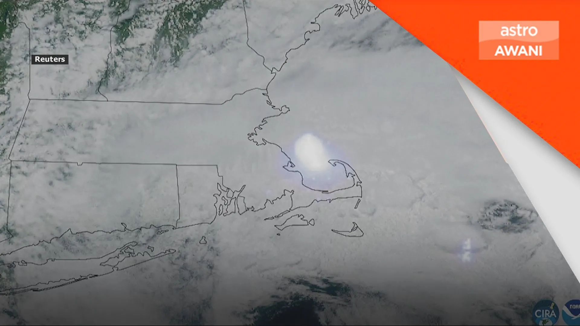 Meteor pecah di atmosfera cetus dentuman kuat di New England