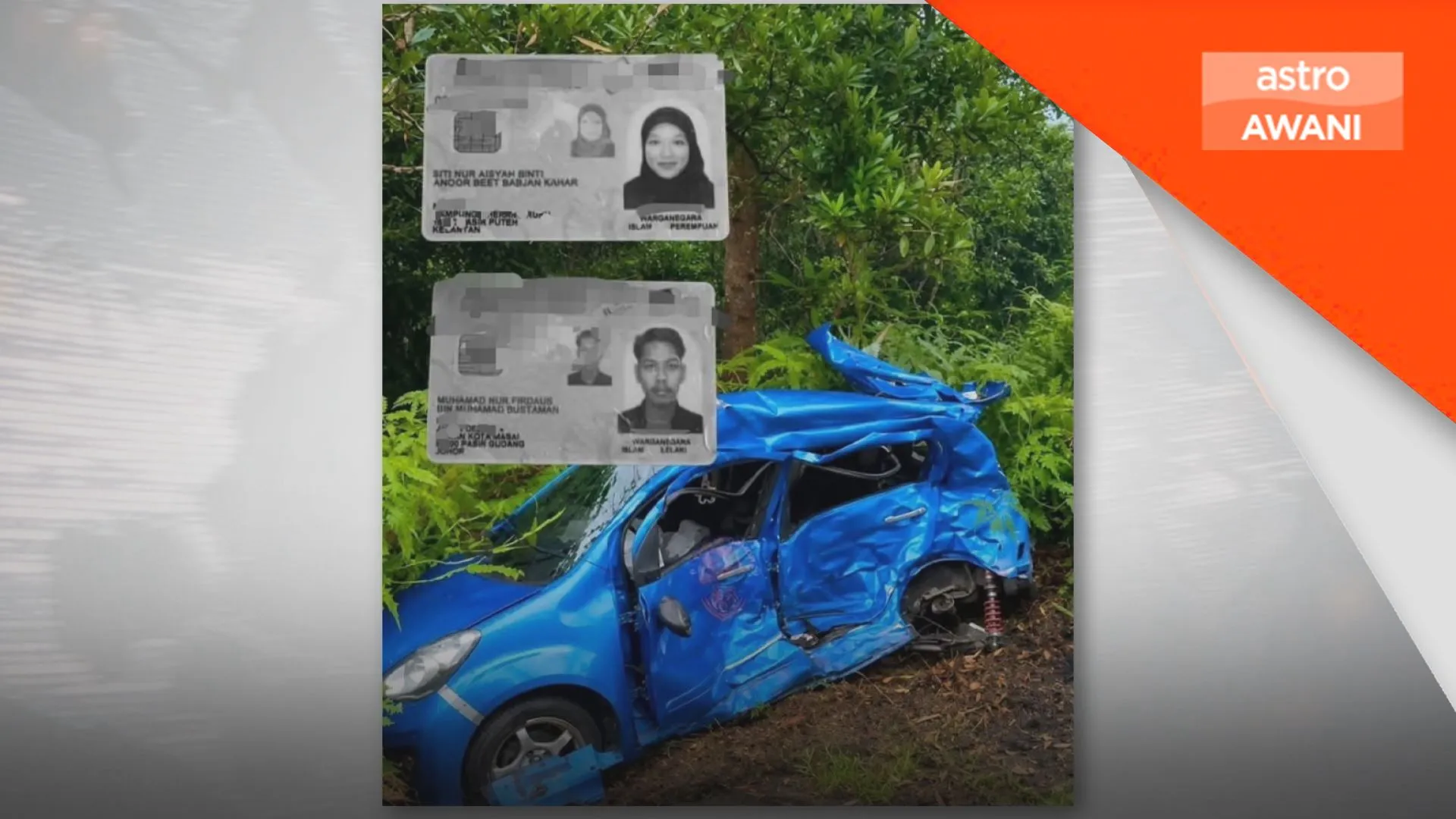 Suami Isteri Maut Kemalangan Tiga Kenderaan Di Mersing