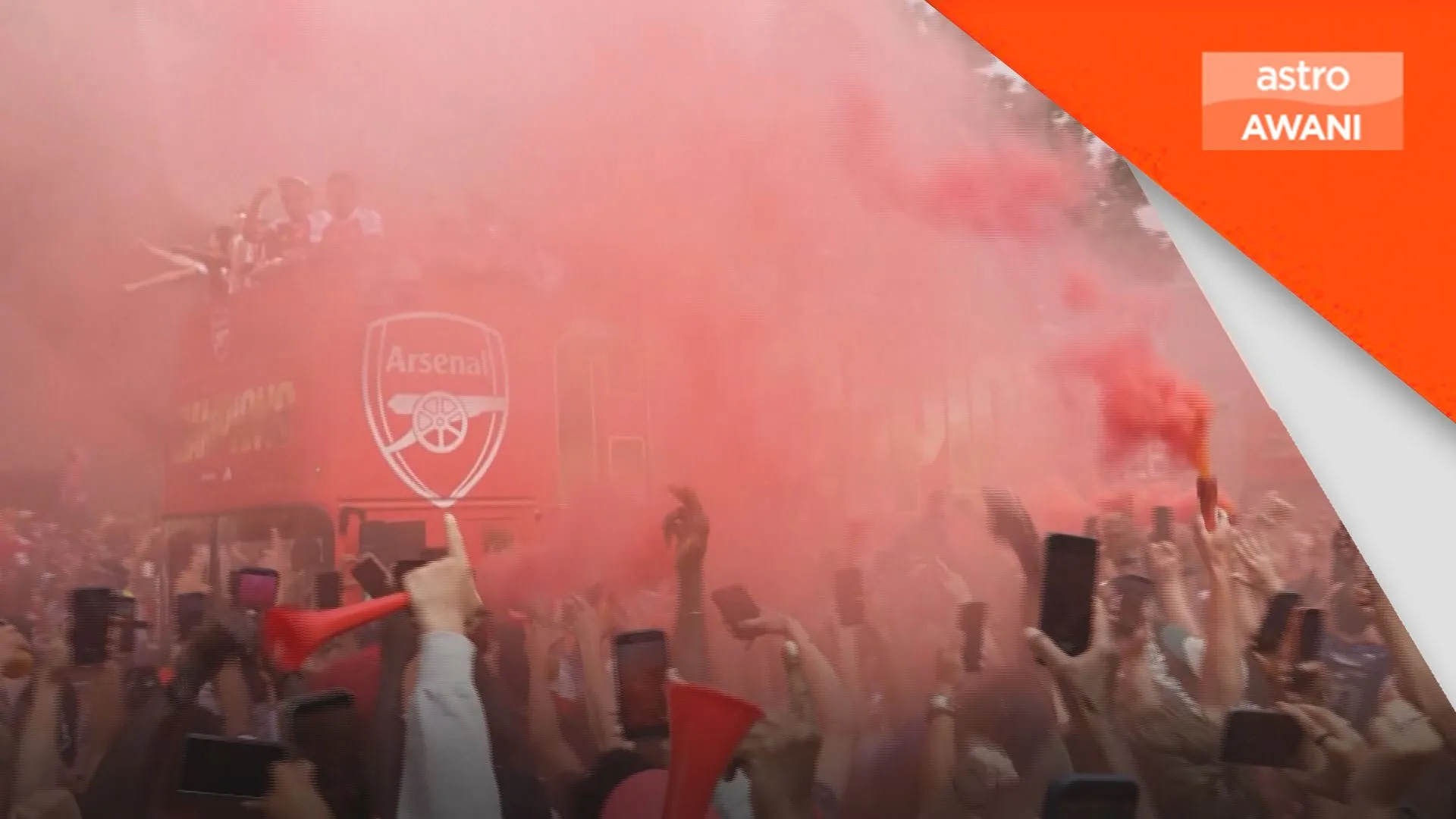 1.5 juta penyokong hadir perarakan kejuaraan EPL Arsenal