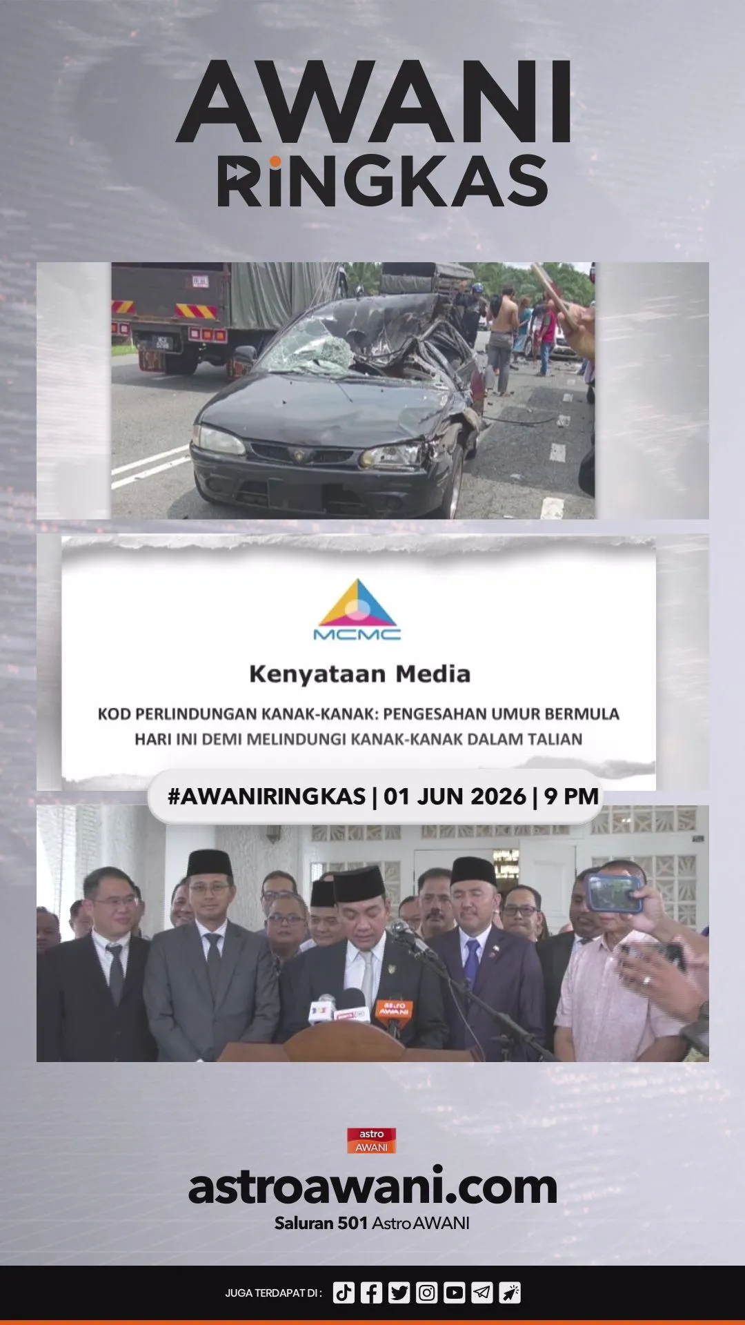 #AWANIRingkas 01 Jun 2026 | 9PM