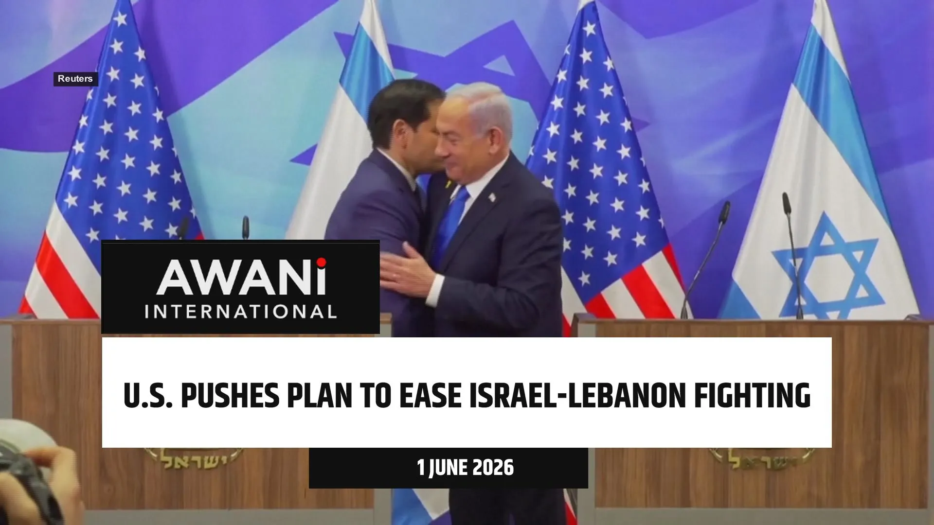 U.S. pushes plan to ease Israel-Lebanon fighting