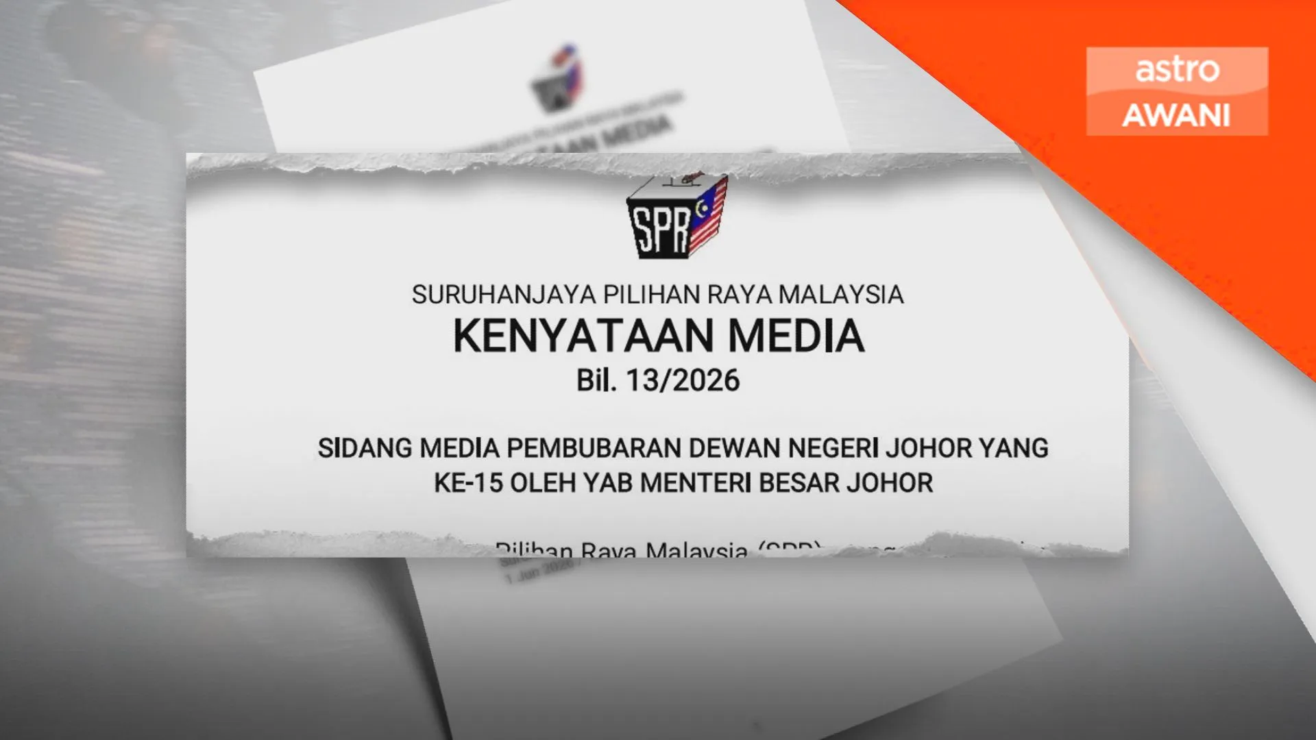 SPR sedia tentugaris masa PRN selepas terima notis rasmi
