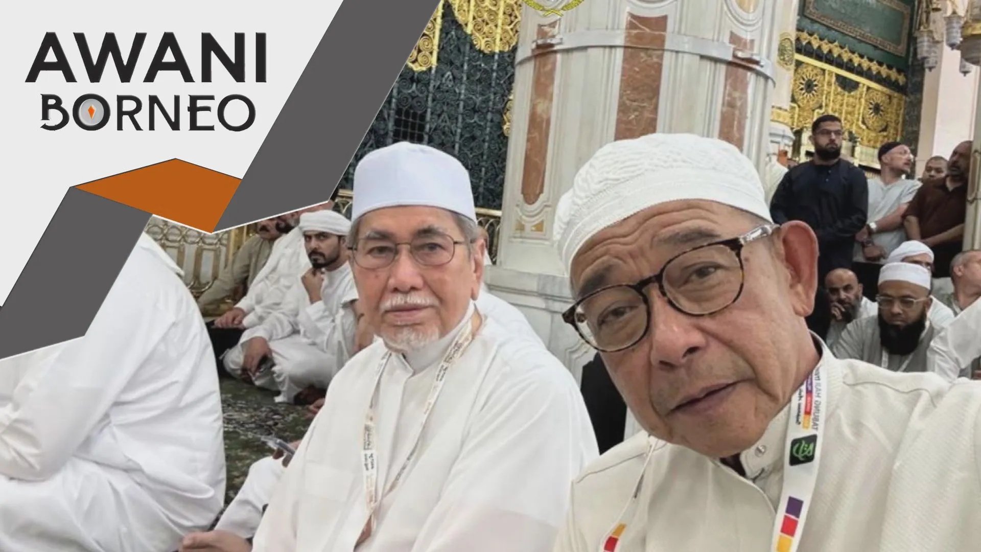 Tun Wan Junaidi tunai solat di Raudhah