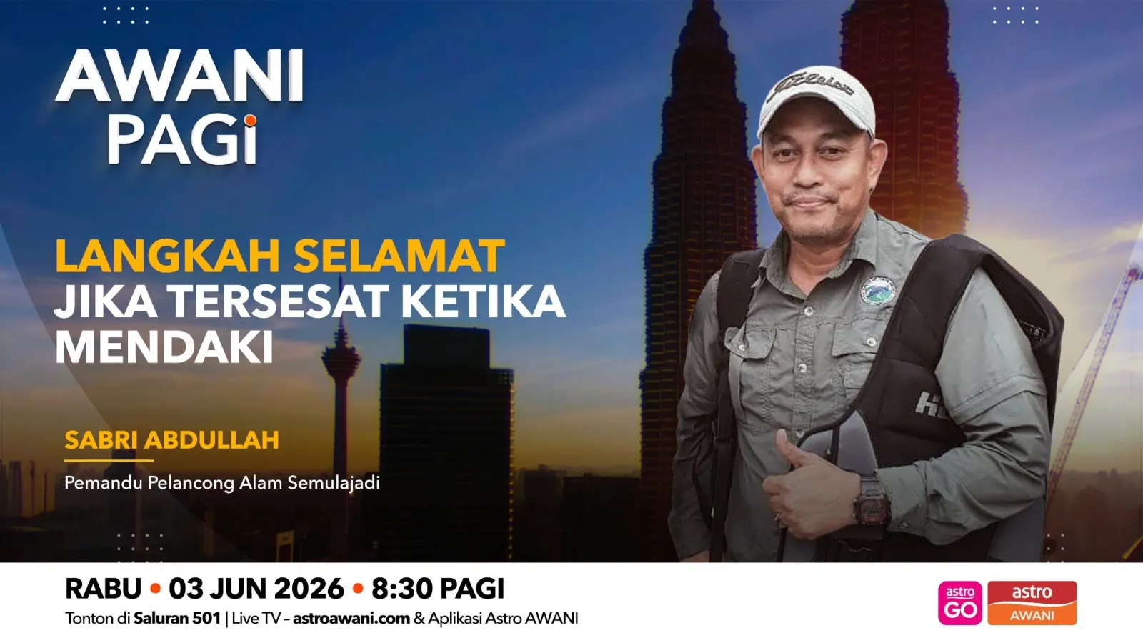 AWANI Pagi: Langkah Selamat Jika Tersesat Ketika Mendaki