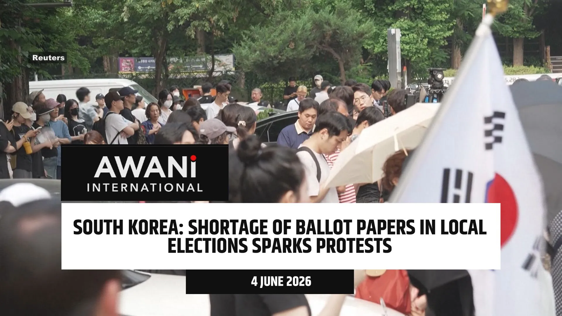 Shortage of ballot papers sparks protests in South Korea's local elections