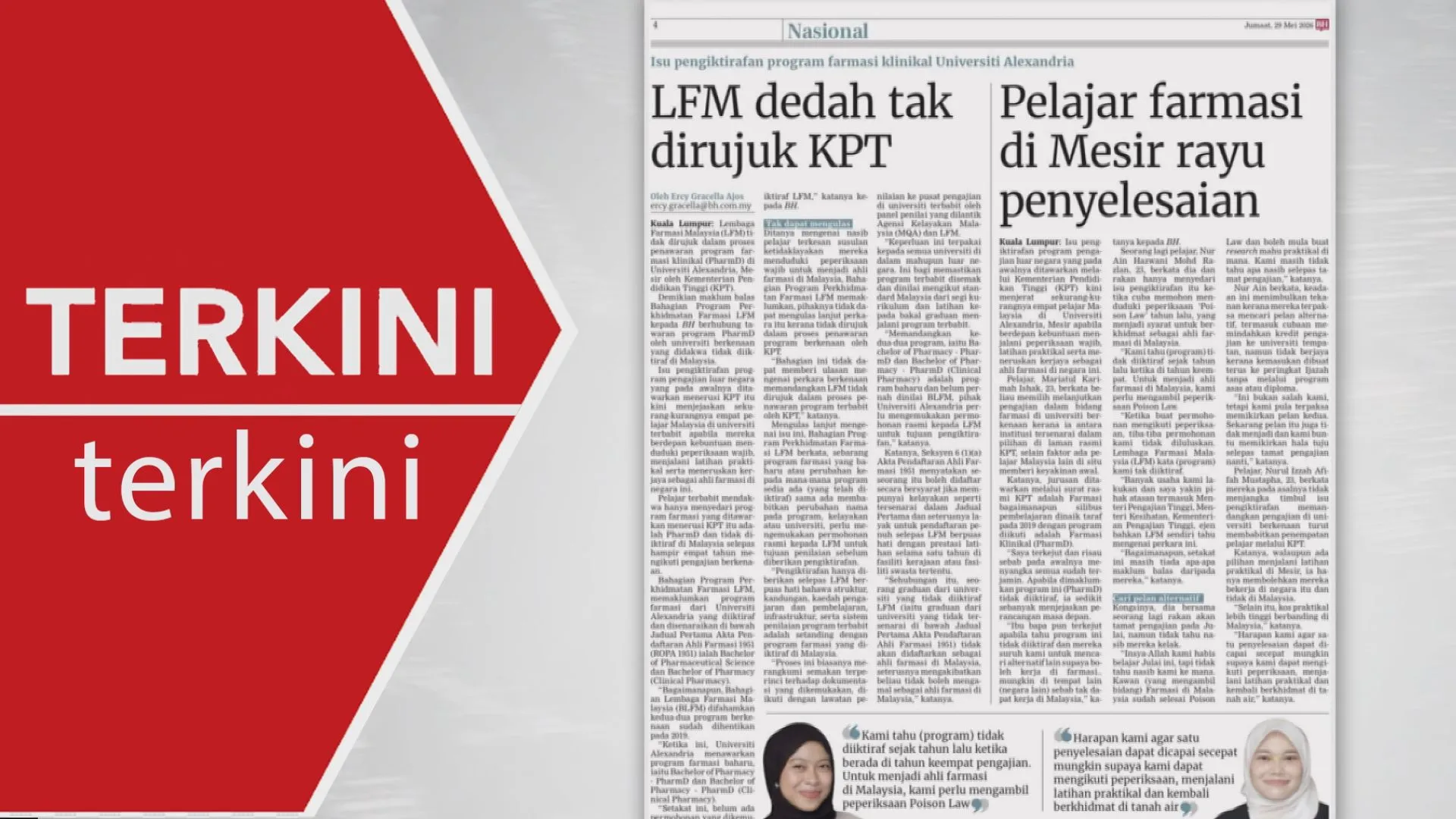 [TERKINI] PM arah KPT, KKM cari penyelesaian kelayakan program Doktor Farmasi