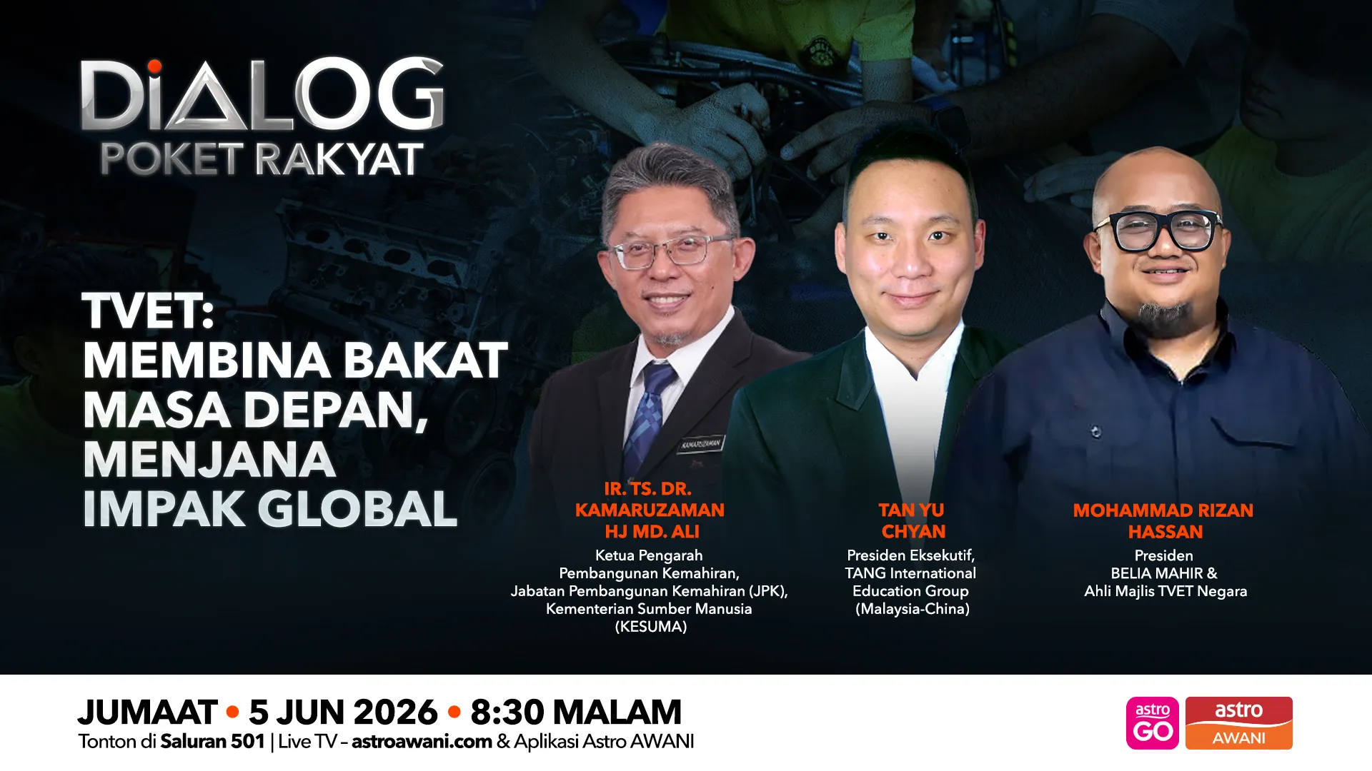 Dialog Poket Rakyat: TVET | Membina Bakat Masa Depan, Menjana Impak Global