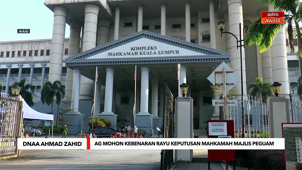 DNAA Ahmad Zahid: AG mohon kebenaran rayu keputusan mahkamah Majlis Peguam