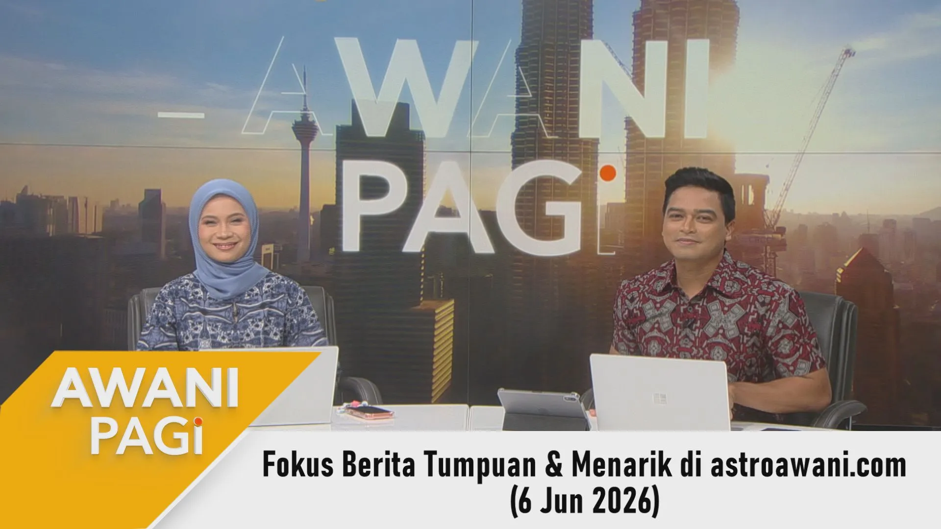 AWANI Pagi: Berita tumpuan & menarik di astroawani.com [6 Jun 2026]