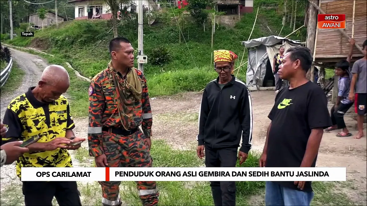 Penduduk Orang Asli gembira dan sedih bantu Jaslinda