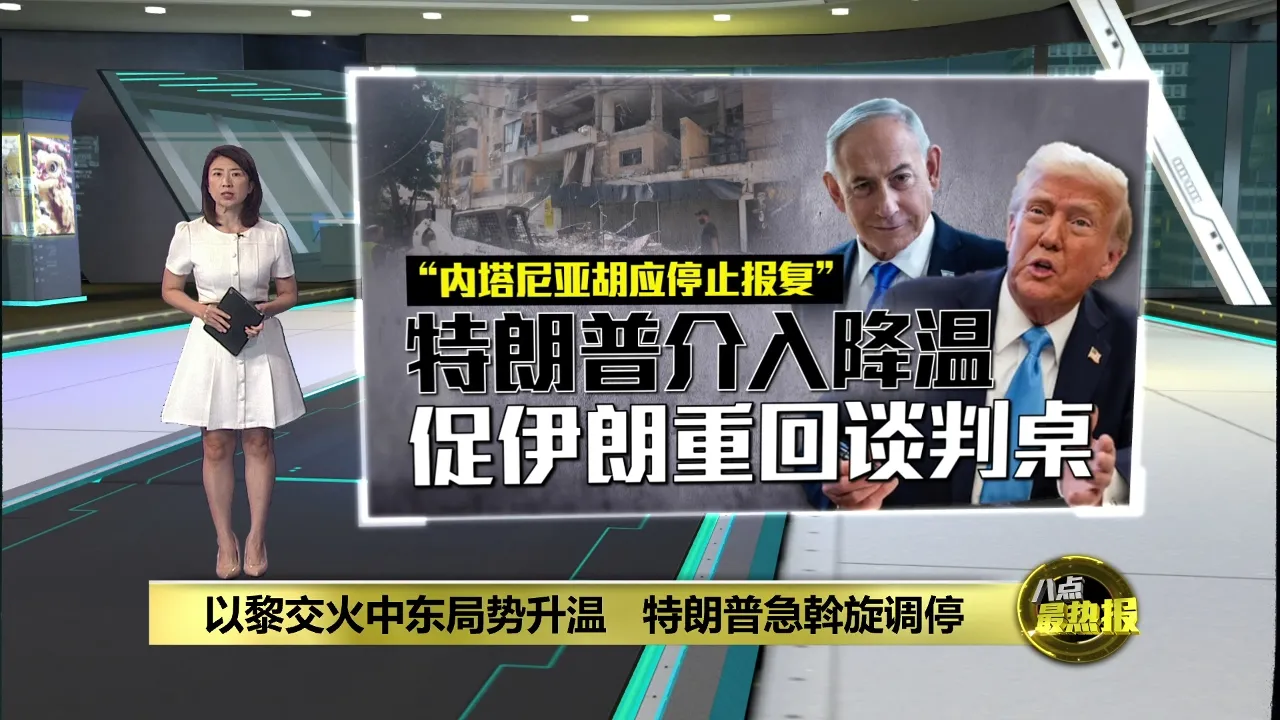 以黎交火中东局势升温   特朗普介入斡旋调停