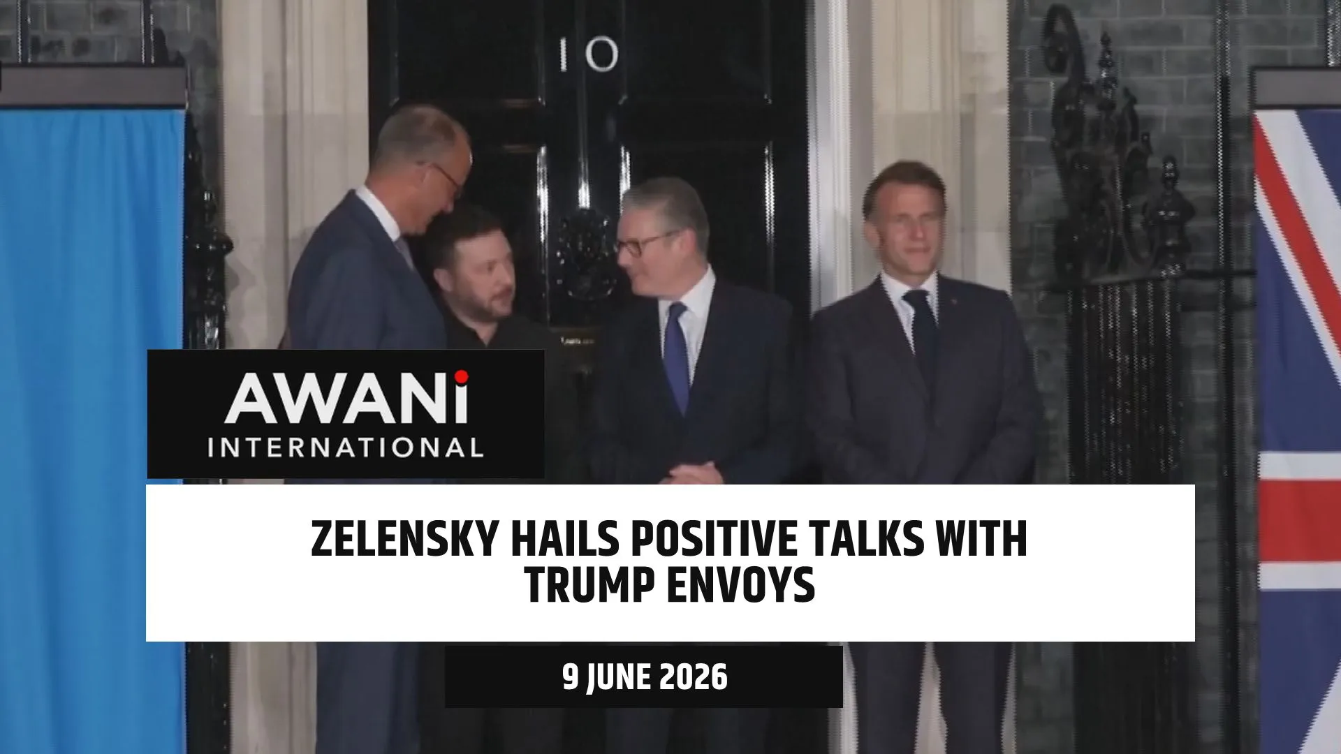 Zelensky hails positive talks with Trump envoys