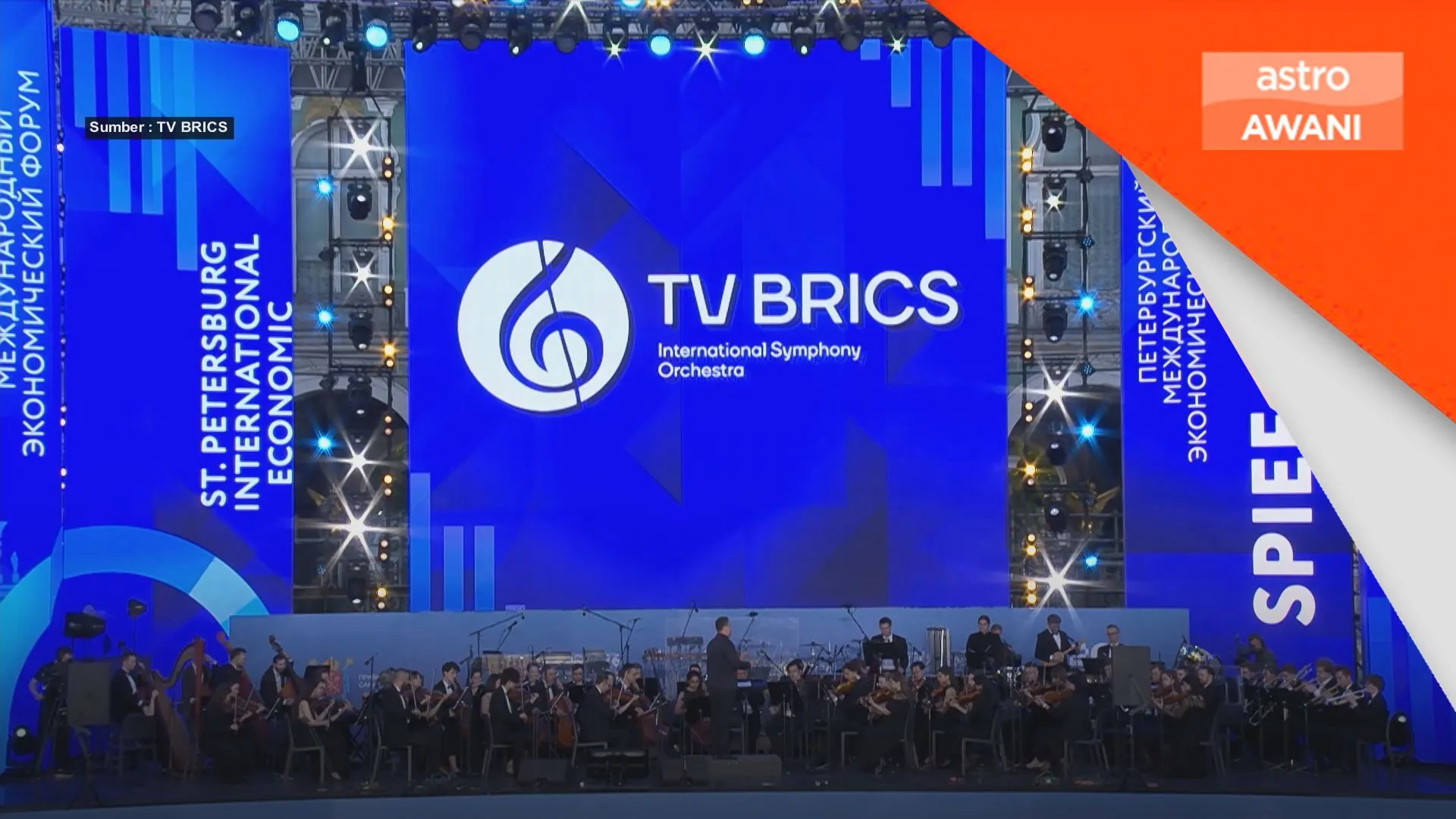 Orkestra BRICS perdana di St. Petersburg