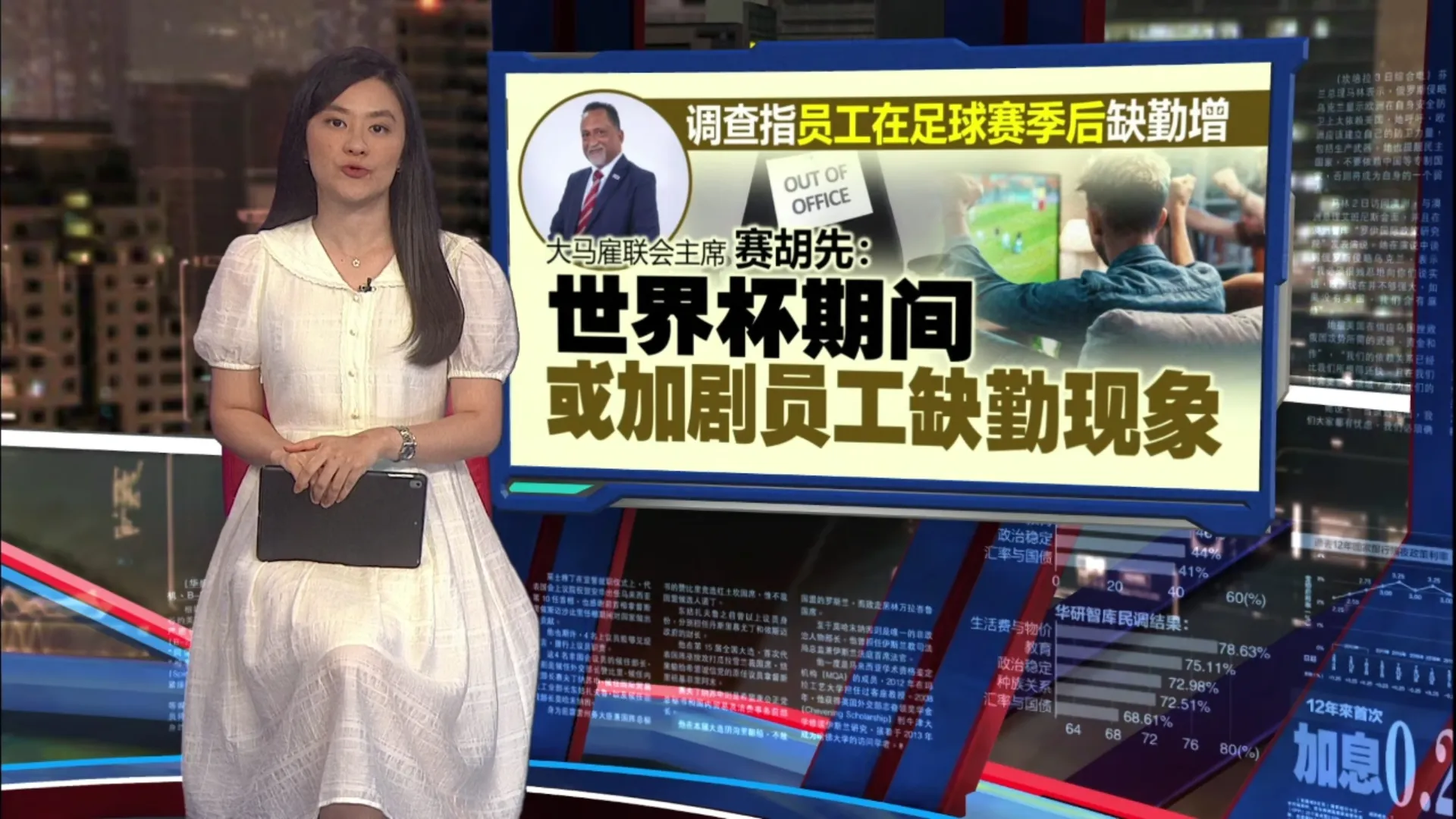 “世界杯后遗症”将席卷职场？   大马雇联会：员工熬夜追世界杯 整体工作效率或下降