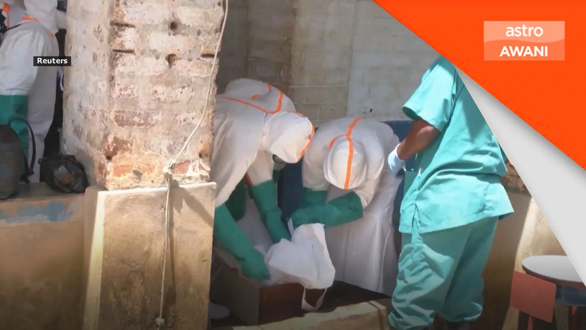 Wabak Ebola: 550 kes, 101 kematian direkodkan setakat ini