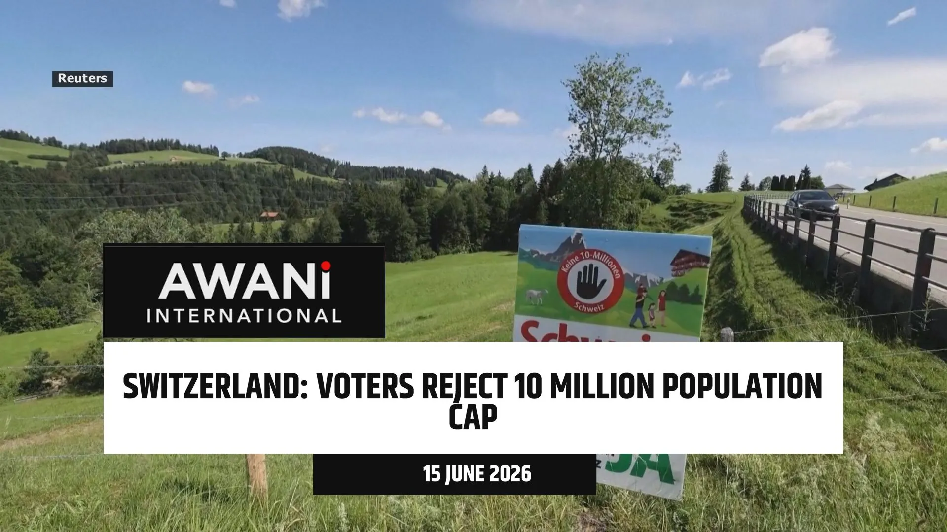Swiss voters reject 10 million population cap