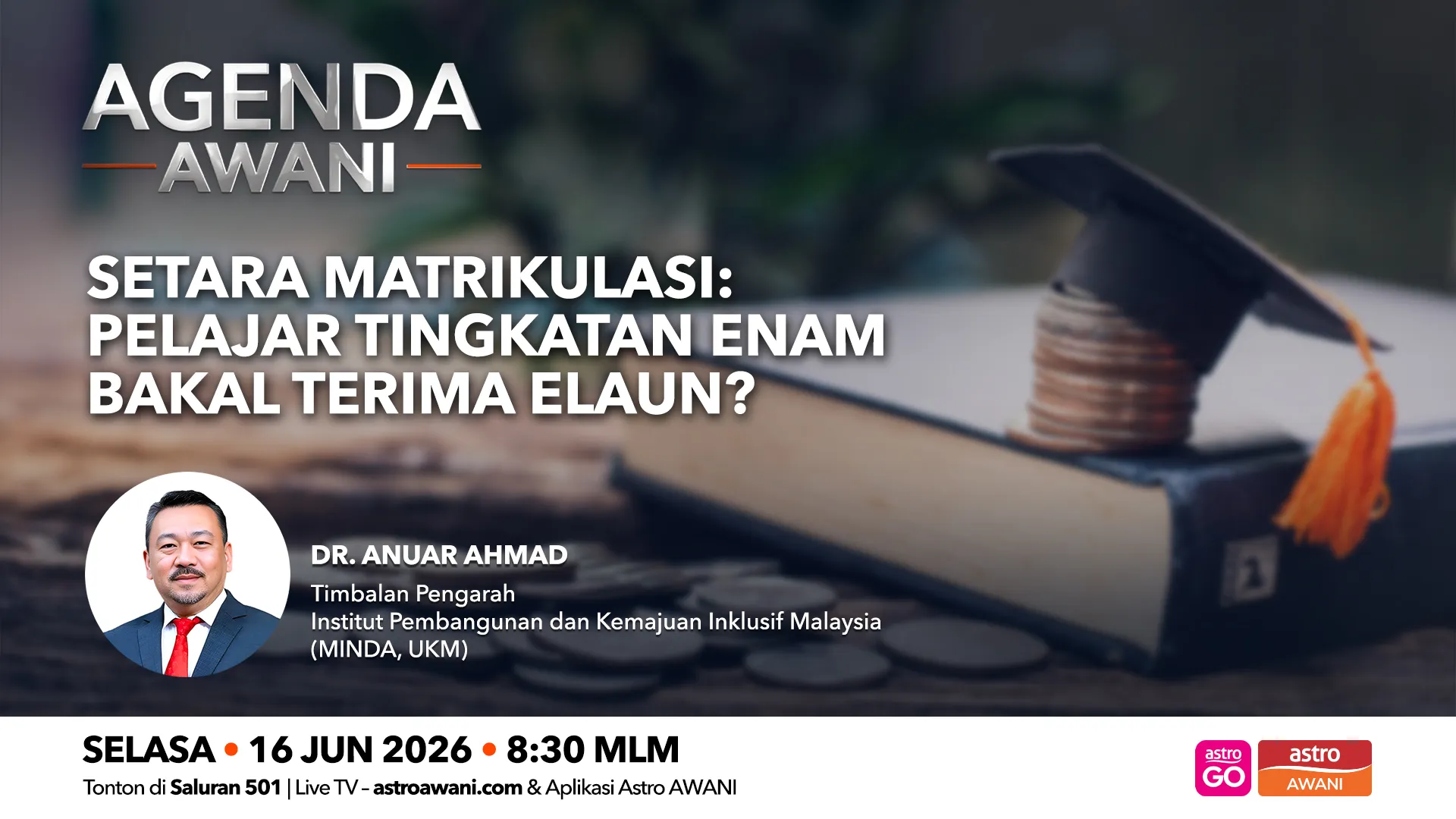 Agenda AWANI: Setara matrikulasi | Pelajar Tingkatan Enam bakal terima elaun?