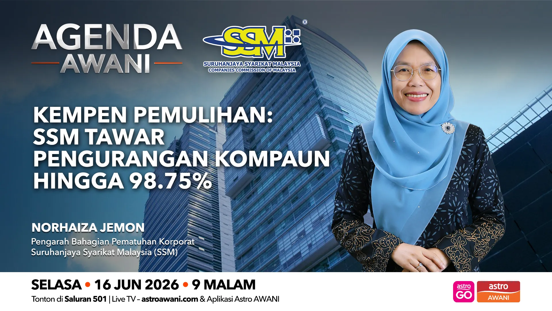 Agenda AWANI: Kempen pemulihan | SSM tawar pengurangan kompaun hingga 98.75 peratus