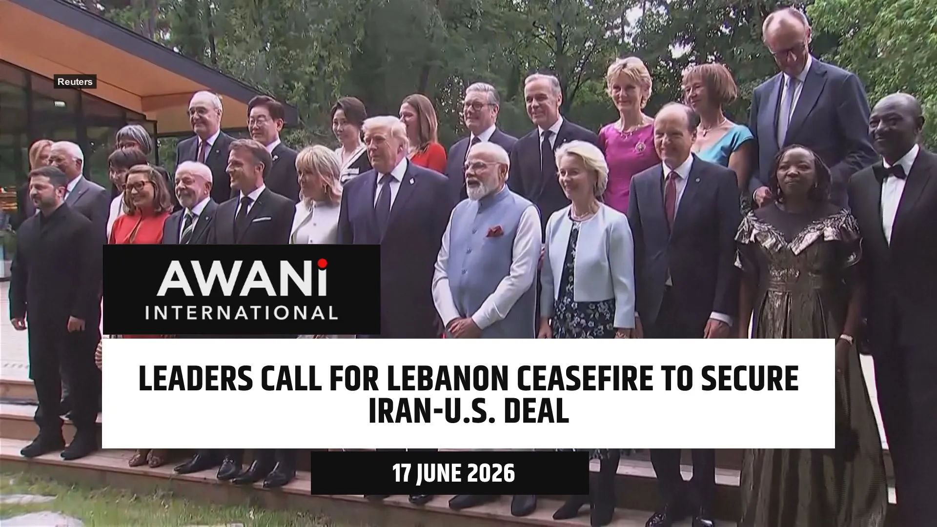 G7 leaders call for immediate Lebanon ceasefire to secure Iran-U.S. deal