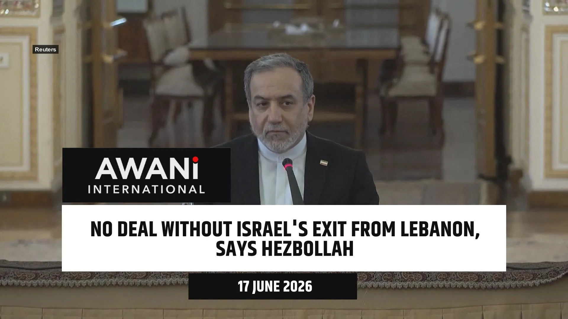 No Iran-U.S. deal without Israel exit, says Hezbollah