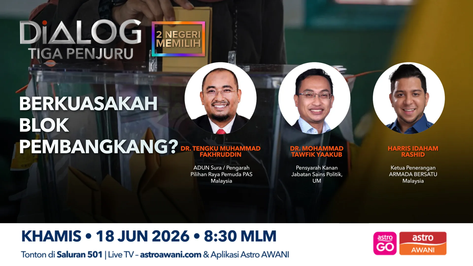 Dialog Tiga Penjuru: Berkuasakah Blok Pembangkang ?