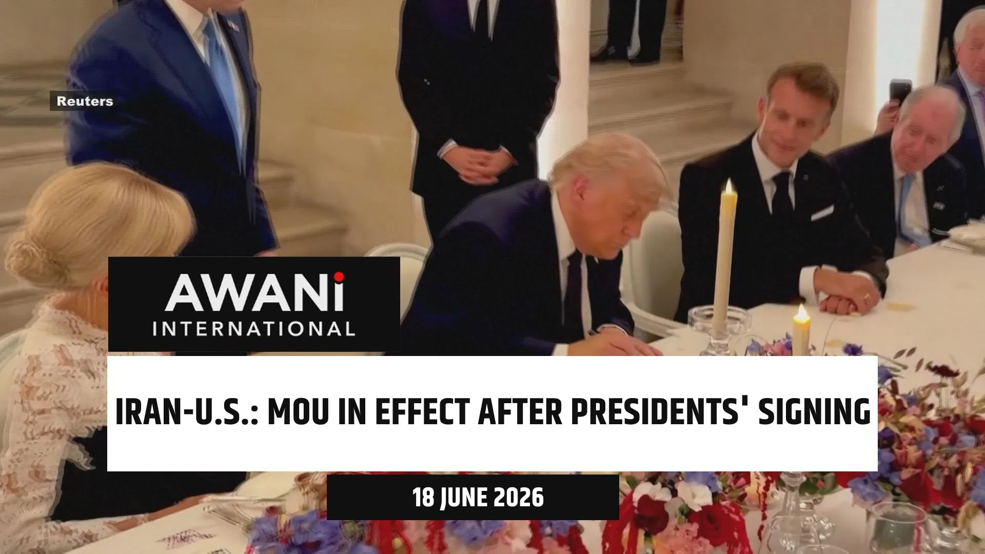 Iran-U.S. MoU in effect after Presidents' signing