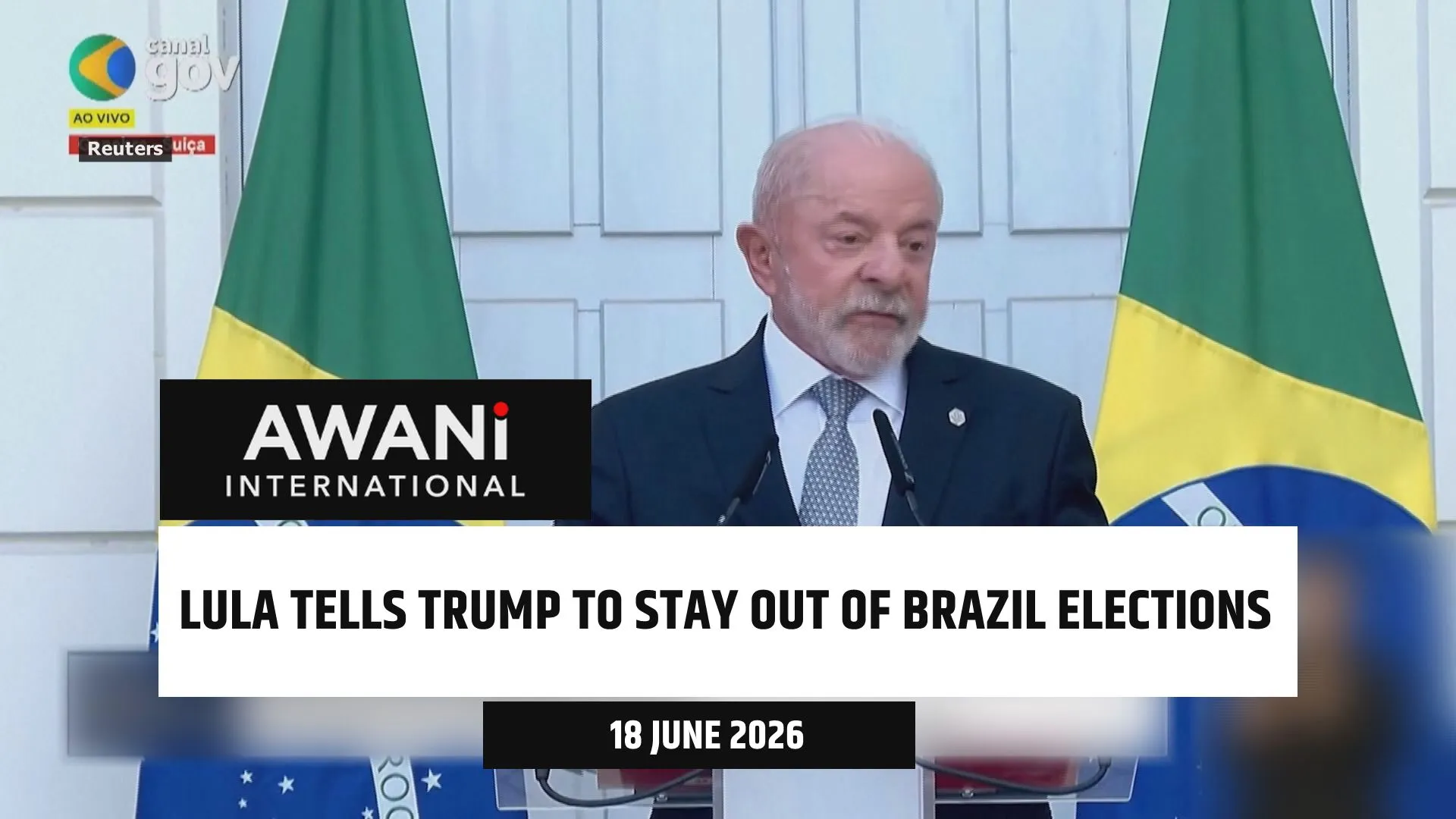 Lula tells Trump to stay out of Brazil elections